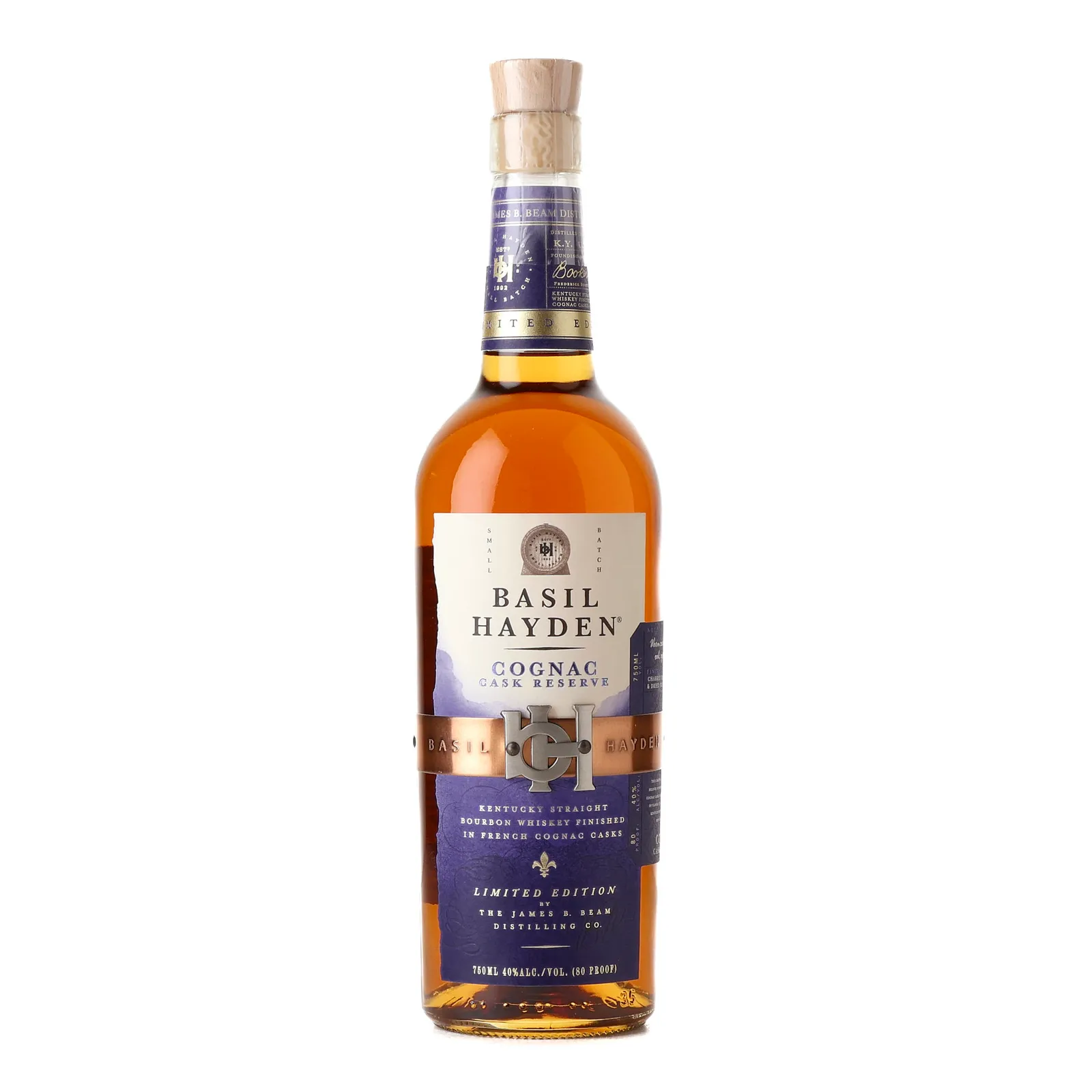 Basil Hayden Cognac Cask Reserve, Cognac Cask, 2026, 40% whisky bottle
