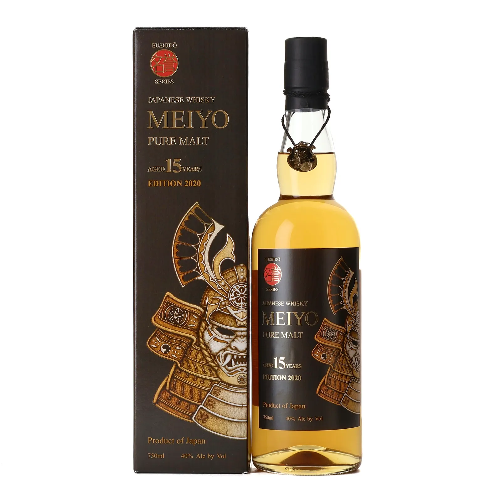 Meiyo Bushido Series 15 Year Old, Bourbon Cask, 40% whisky bottle