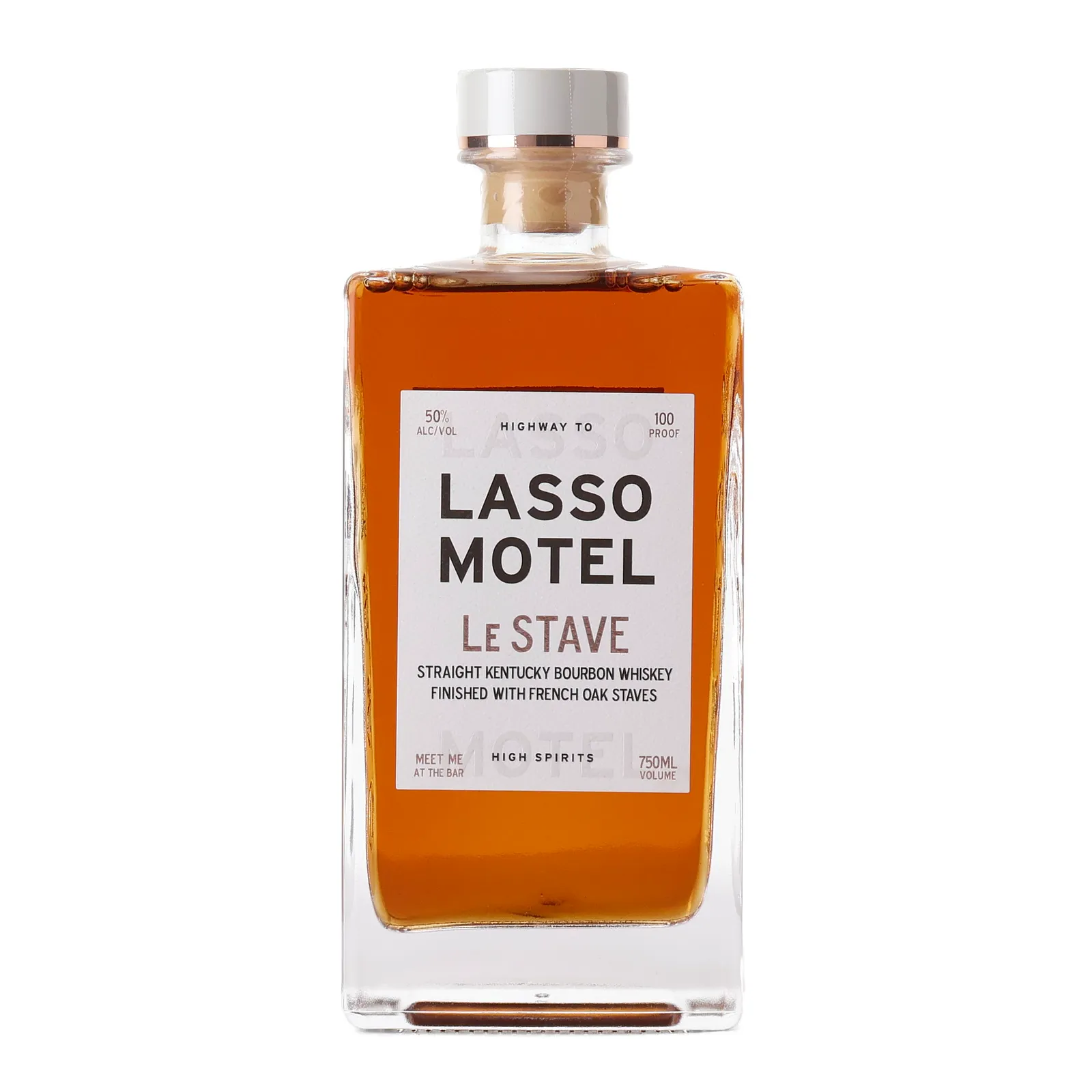 Lasso Motel Le Stave, French Oak Cask, 50% whisky bottle
