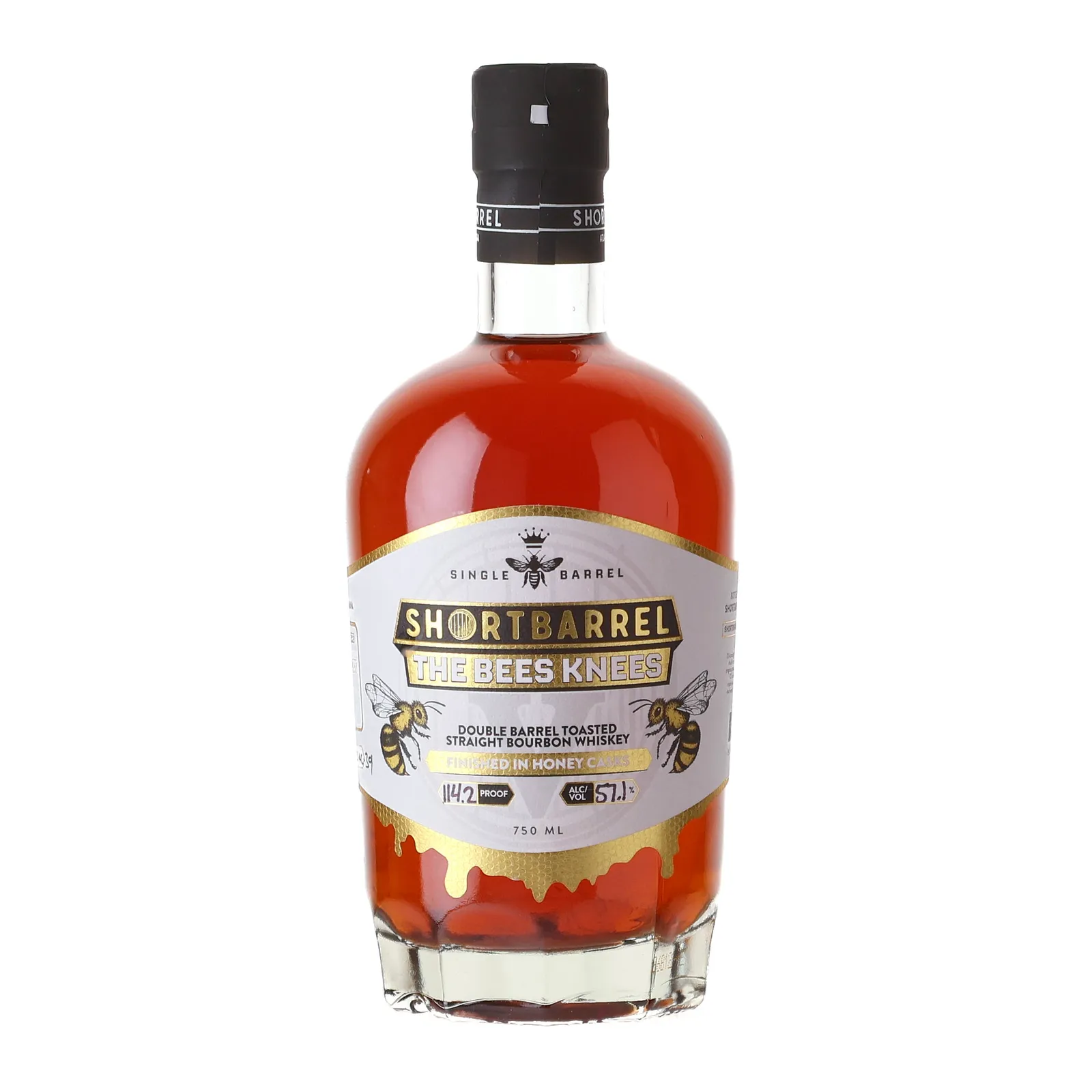 Shortbarrel The Bees Knees Double Barrel Toasted 6 Year Old, Honey Cask, 57.1% whisky bottle