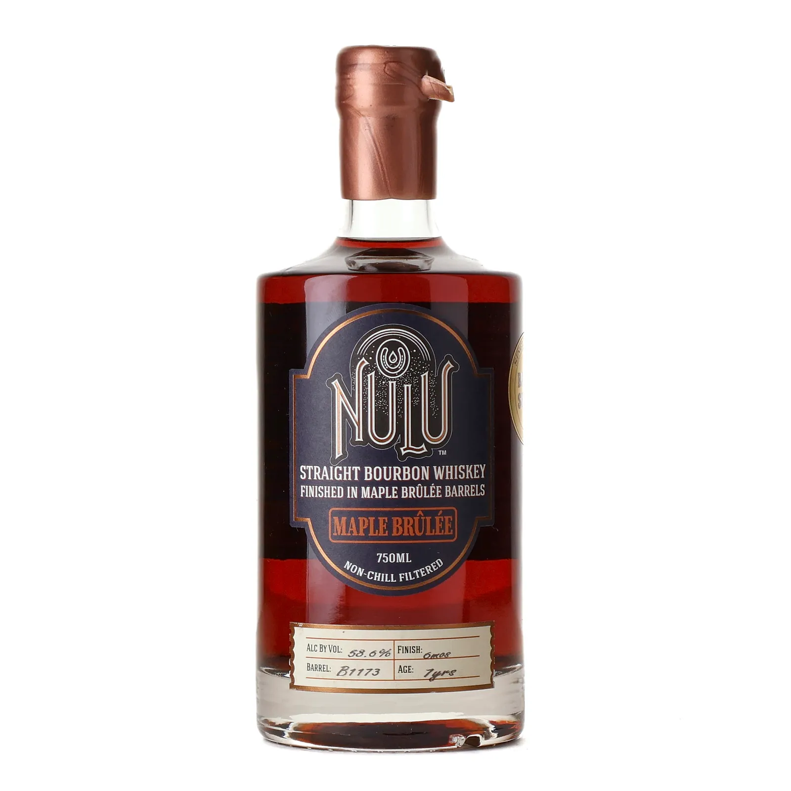 MGP Maple Brûlée Finish Barrel Shoppe Private Barrel Selection 7 Year Old, Maple Brûlée Cask, Cask #B1173, Prohibition Craft Spirits, 58.6% whisky bottle