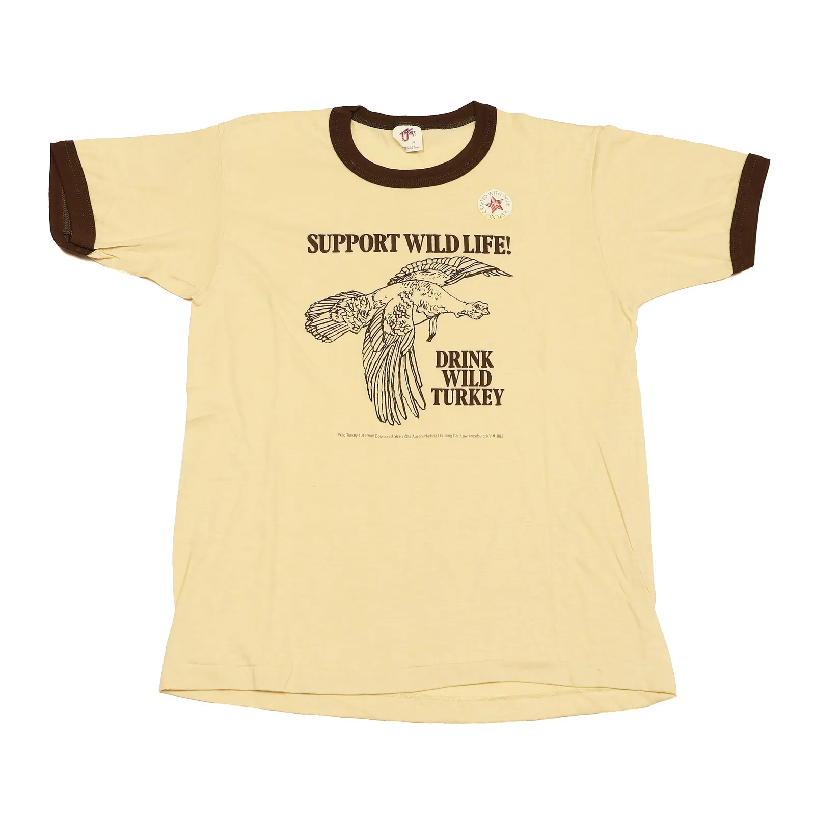 Wild Turkey Support Local Wildlife T-Shirt whisky bottle