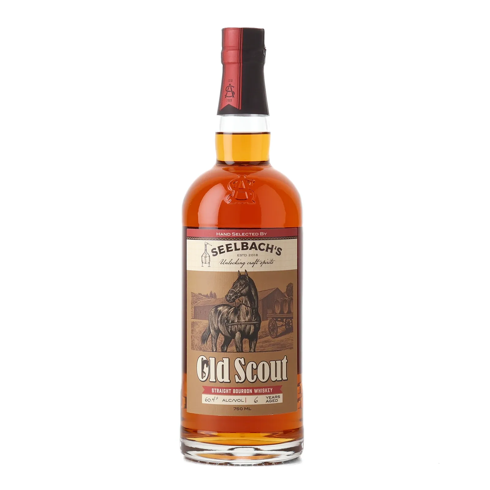 Smooth Ambler Old Scout 6 Year Old, Bourbon Cask, Cask #25347, 60.4% whisky bottle