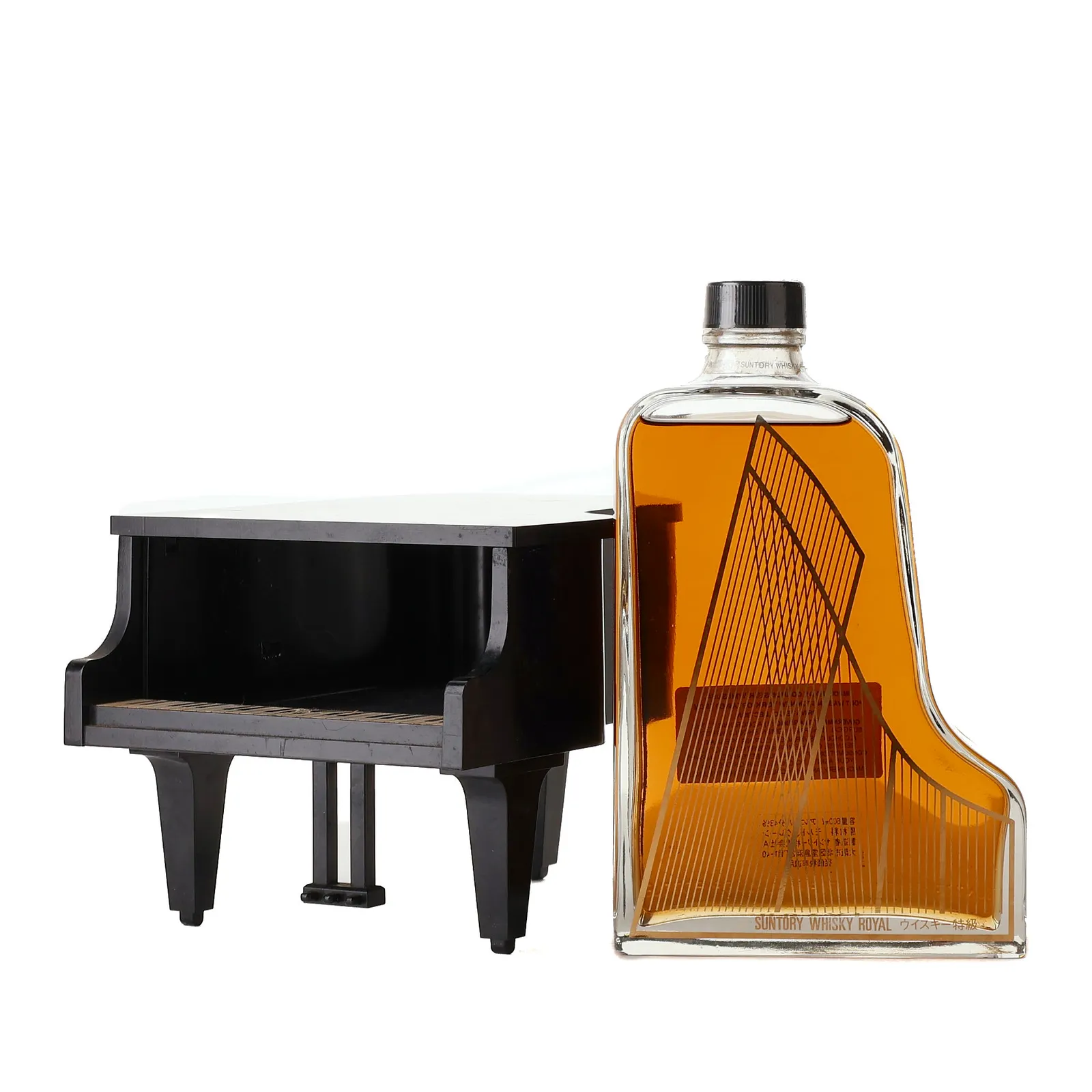 Suntory Royal Piano Decanter, 43% whisky bottle