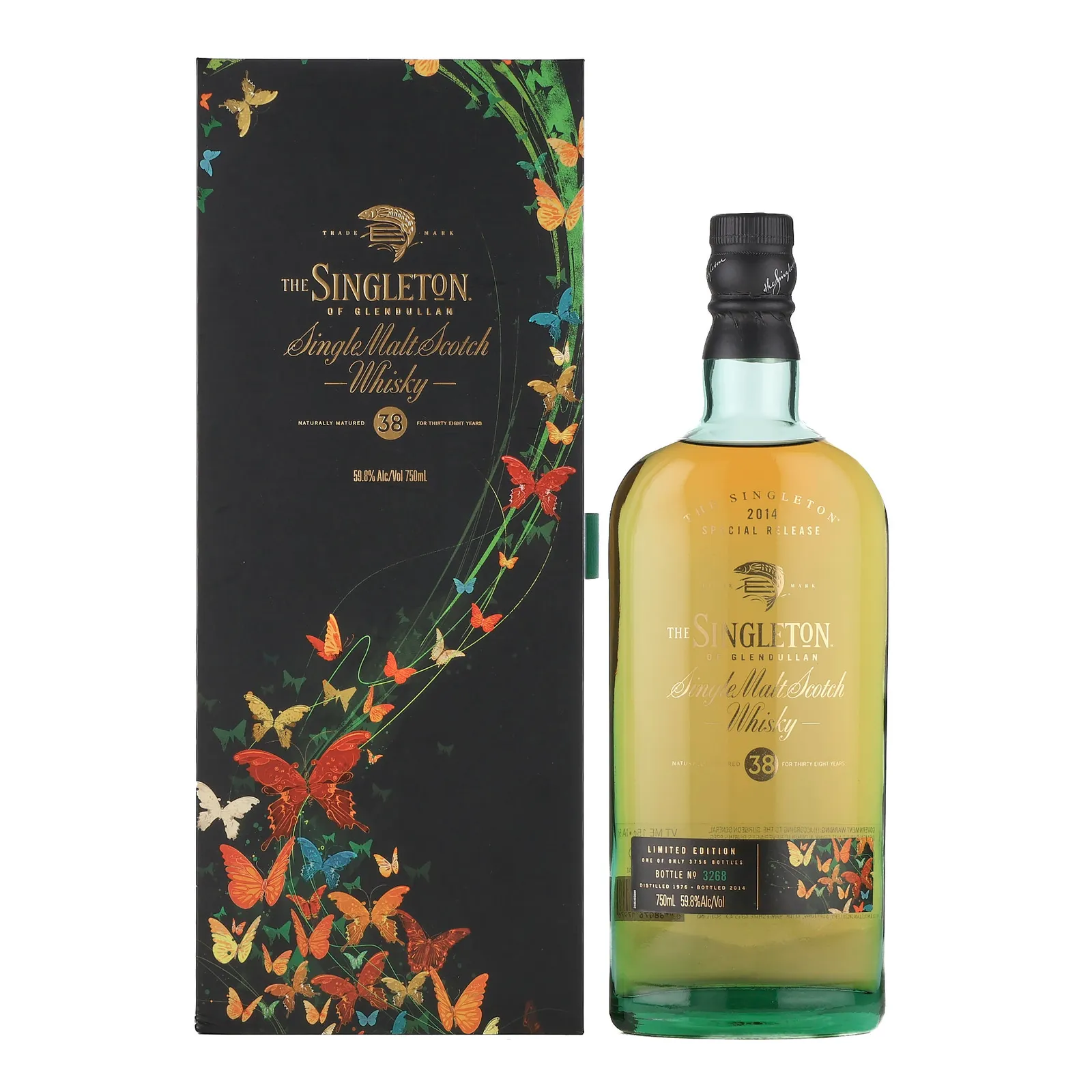 Singleton of Glendullan Special Release 38 Year Old, European Oak Cask, 2014, 59.8% whisky bottle