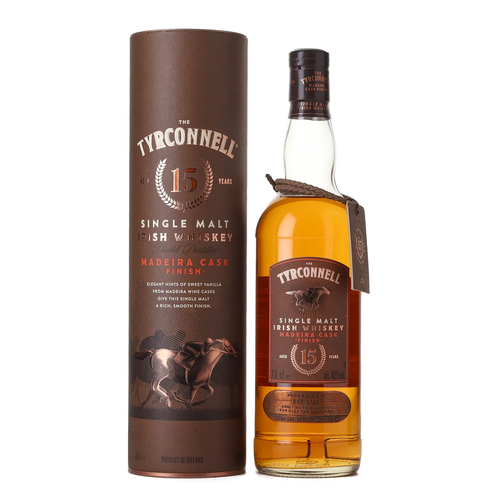 Tyrconnell Madeira Cask Finish 15 Year Old, Madeira Cask, 46% whisky bottle