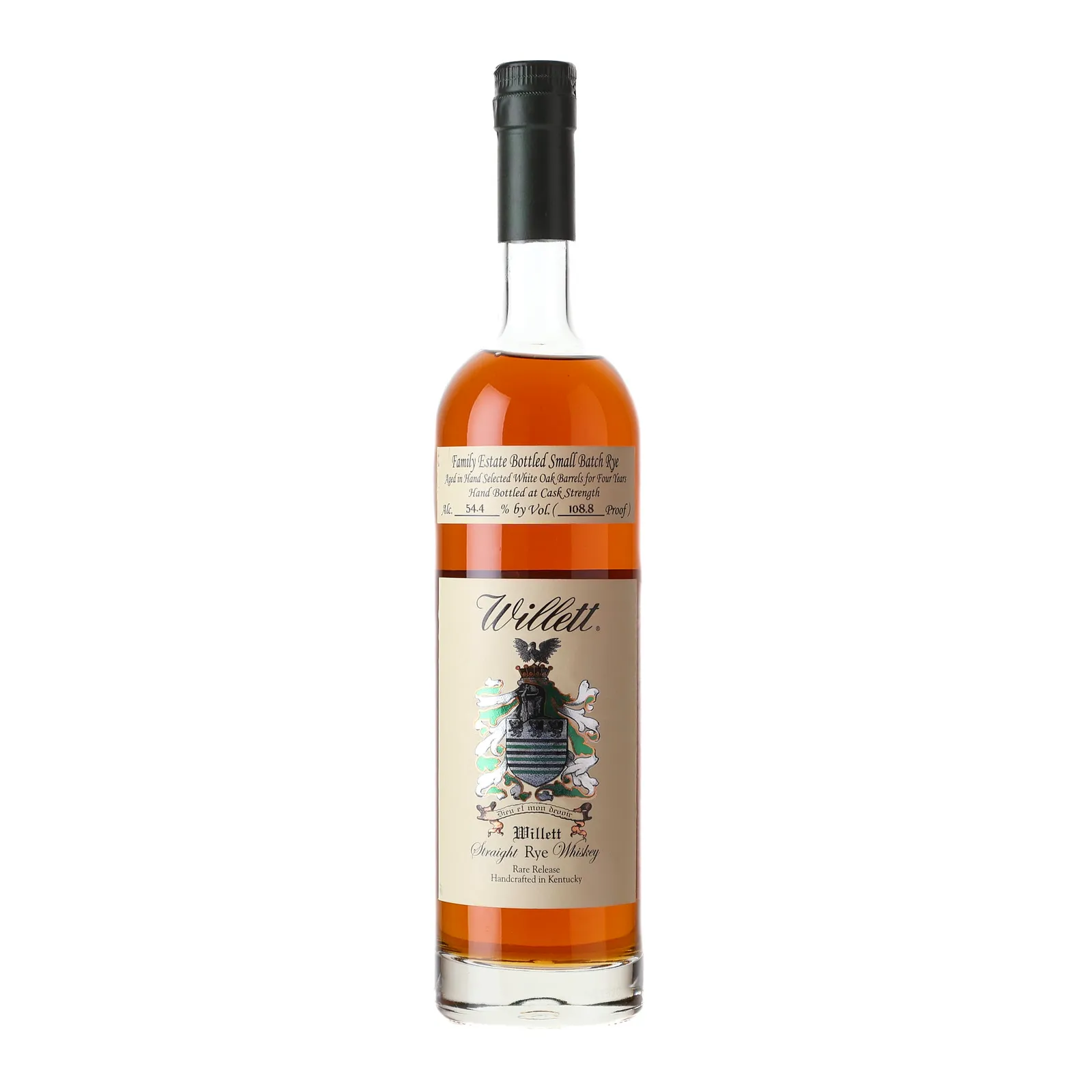 Willett Family Estate Small Batch No. Rye 4 Year Old, Oak Cask, 54.4%, 75cl whisky bottle