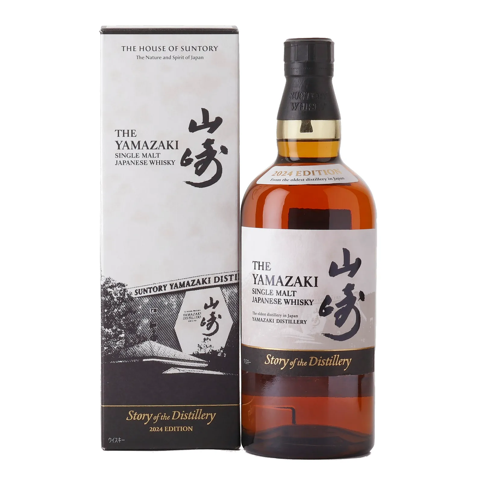 Yamazaki Story of the Distillery 2024 Edition, Mizunara & Spanish Oak Cask, 2024, 43% whisky bottle