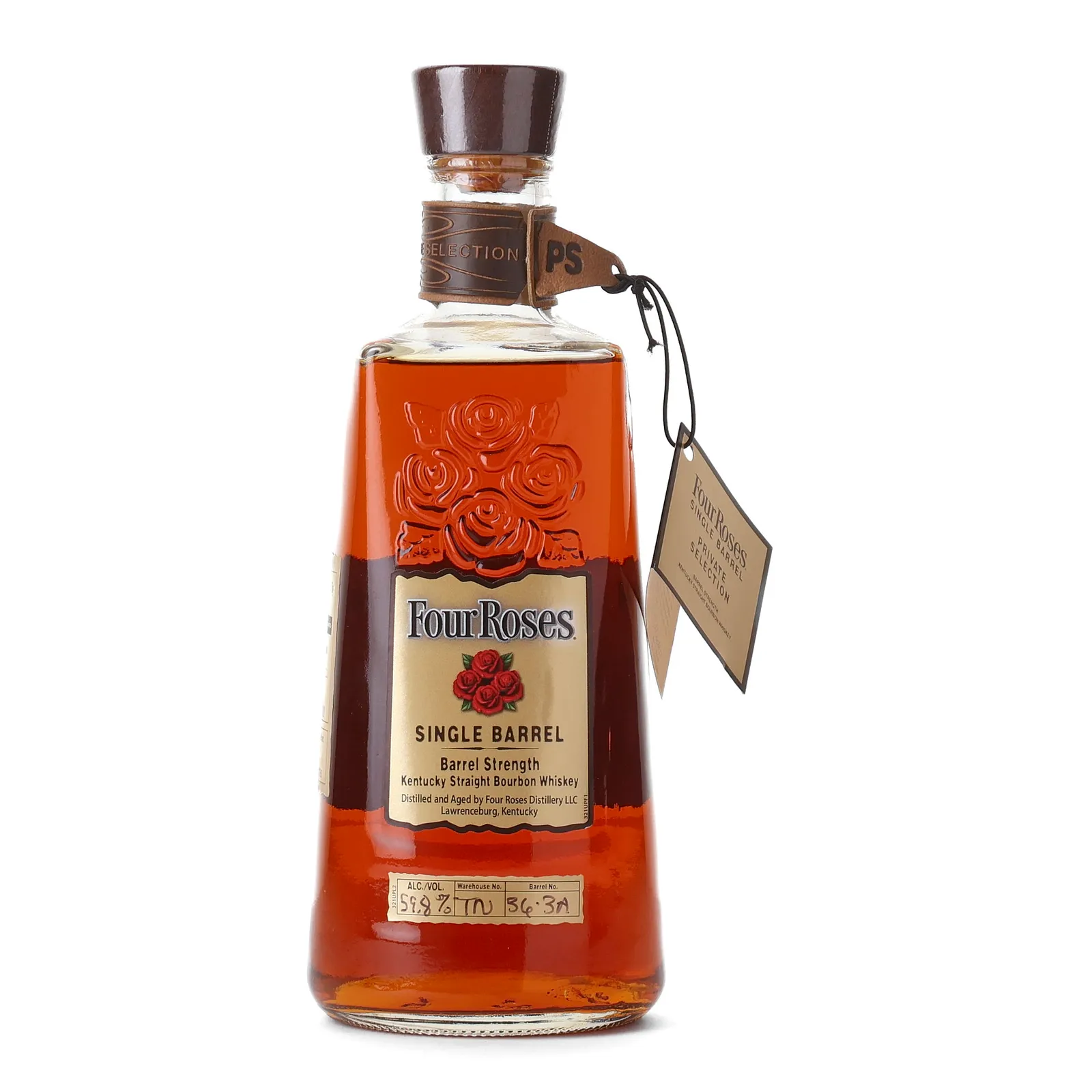 Four Roses Single Barrel Private Selection OBSQ 9 Year Old, Cask #TN 36-3A, 2018, 59.8% whisky bottle