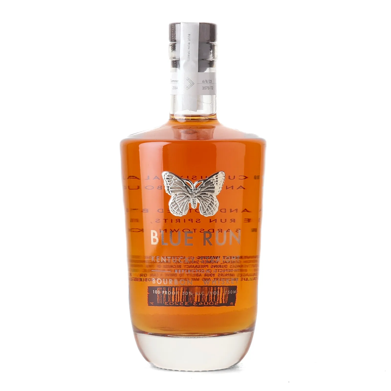 Blue Run Reflection II, 2023, 50% whisky bottle