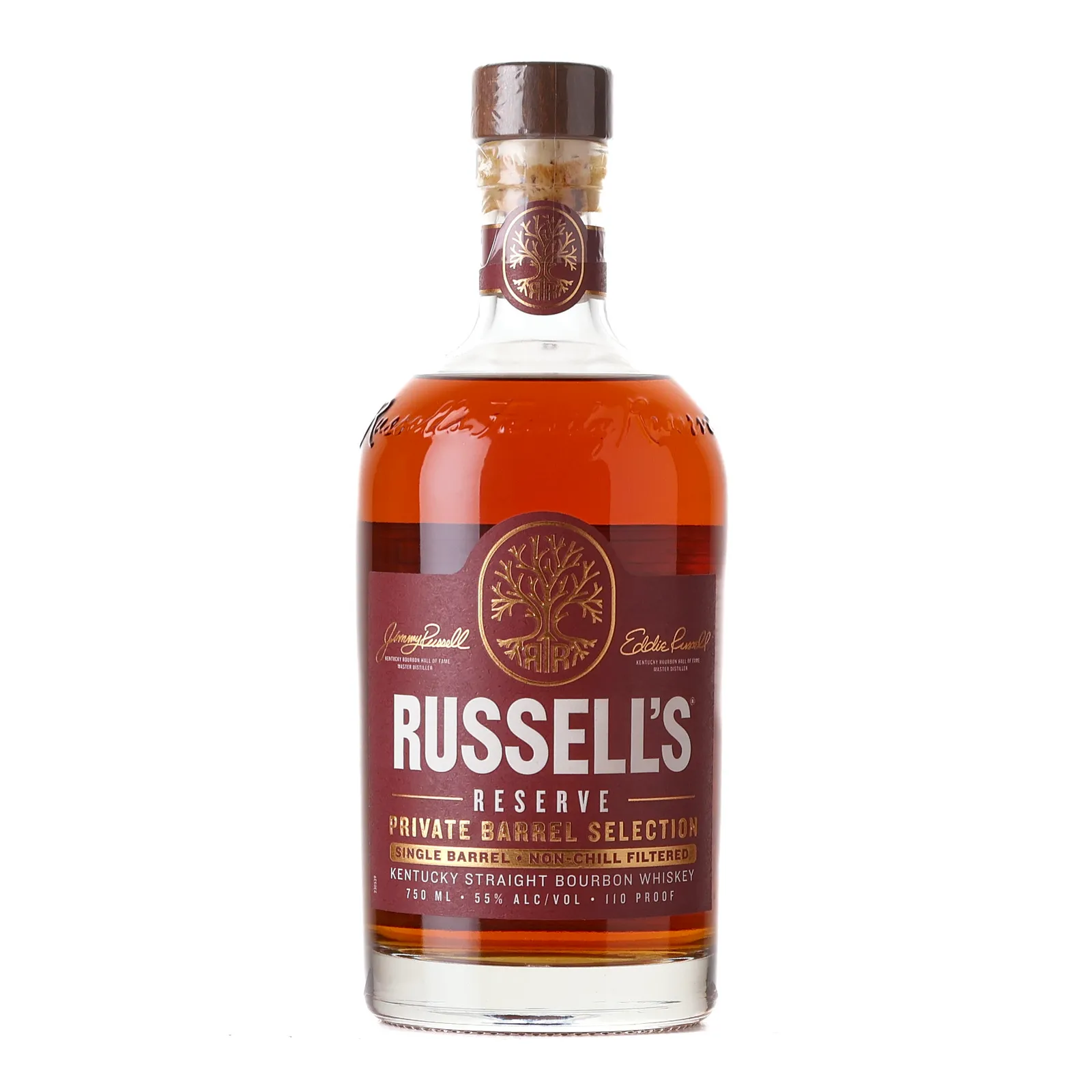 Russell's Reserve Private Barrel Selection 'Cool Springs' 8 Year Old, New American Oak Cask, Cask #22-0745, 2022, 55% whisky bottle