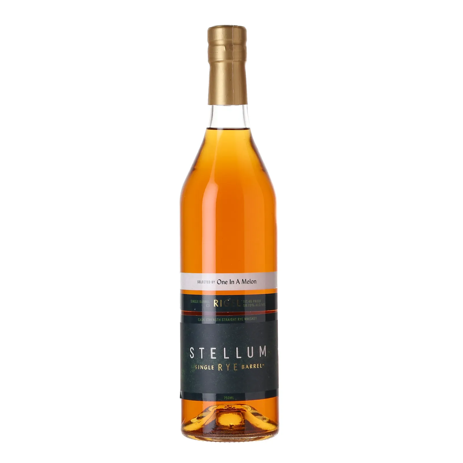 Stellum Rigel Rye One In A Melon Private Barrel Selection, 58.73% whisky bottle