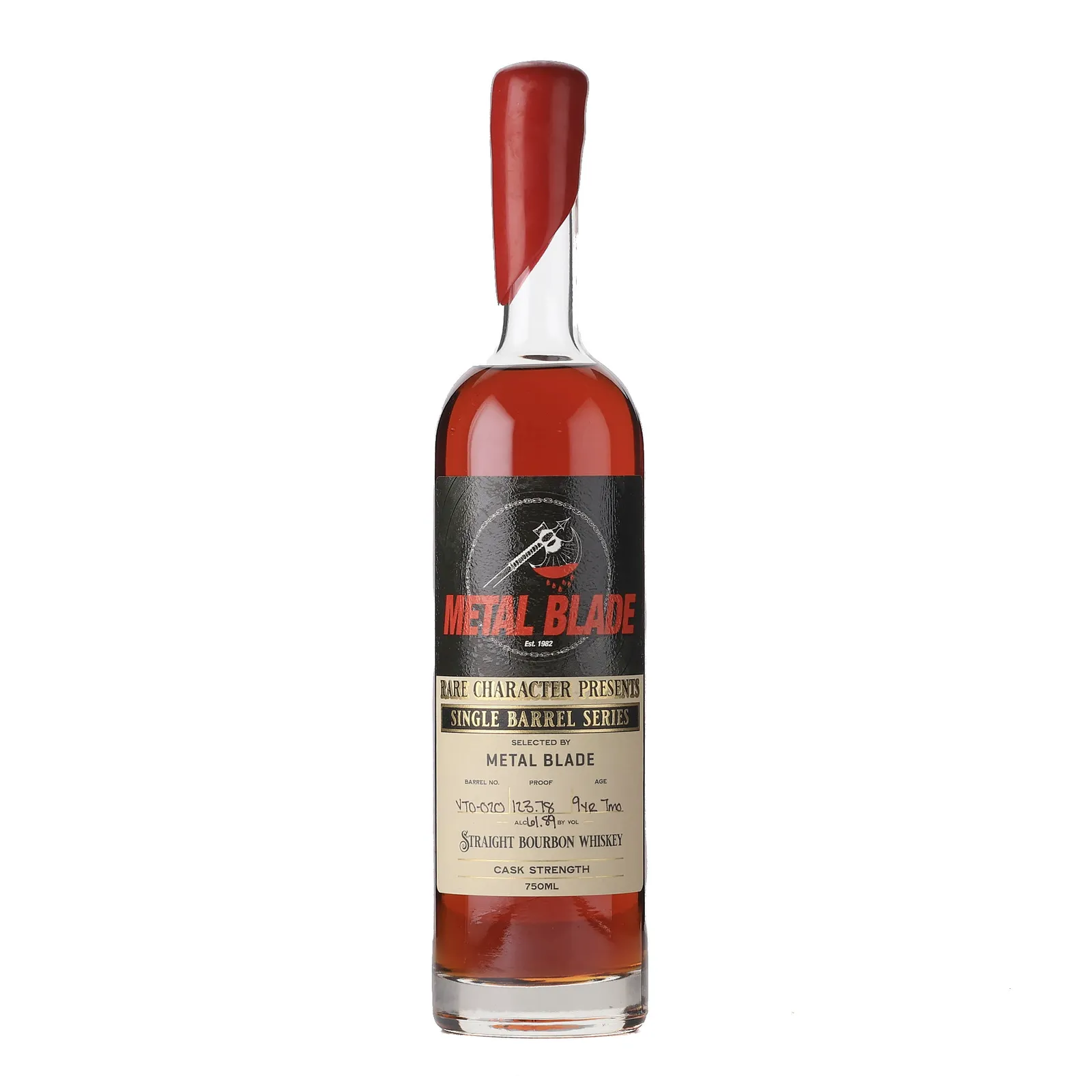Rare Character Single Barrel Series Metal Blade Selection 9 Year Old, Cask #VTO-020, 2025, 61.89% whisky bottle