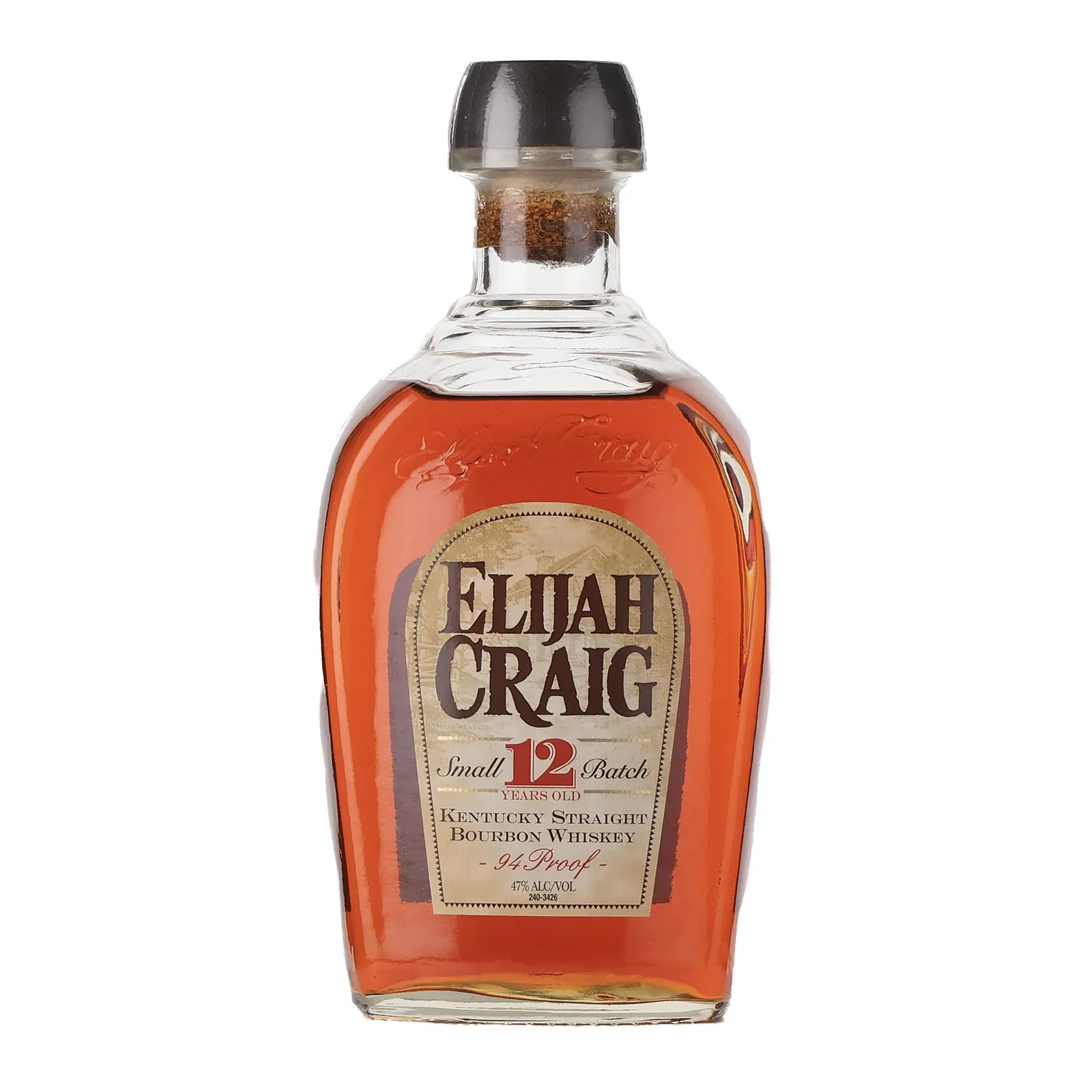 Elijah Craig 12 Year Small Batch Bourbon, New Charred Oak Cask, 2014, 47% whisky bottle