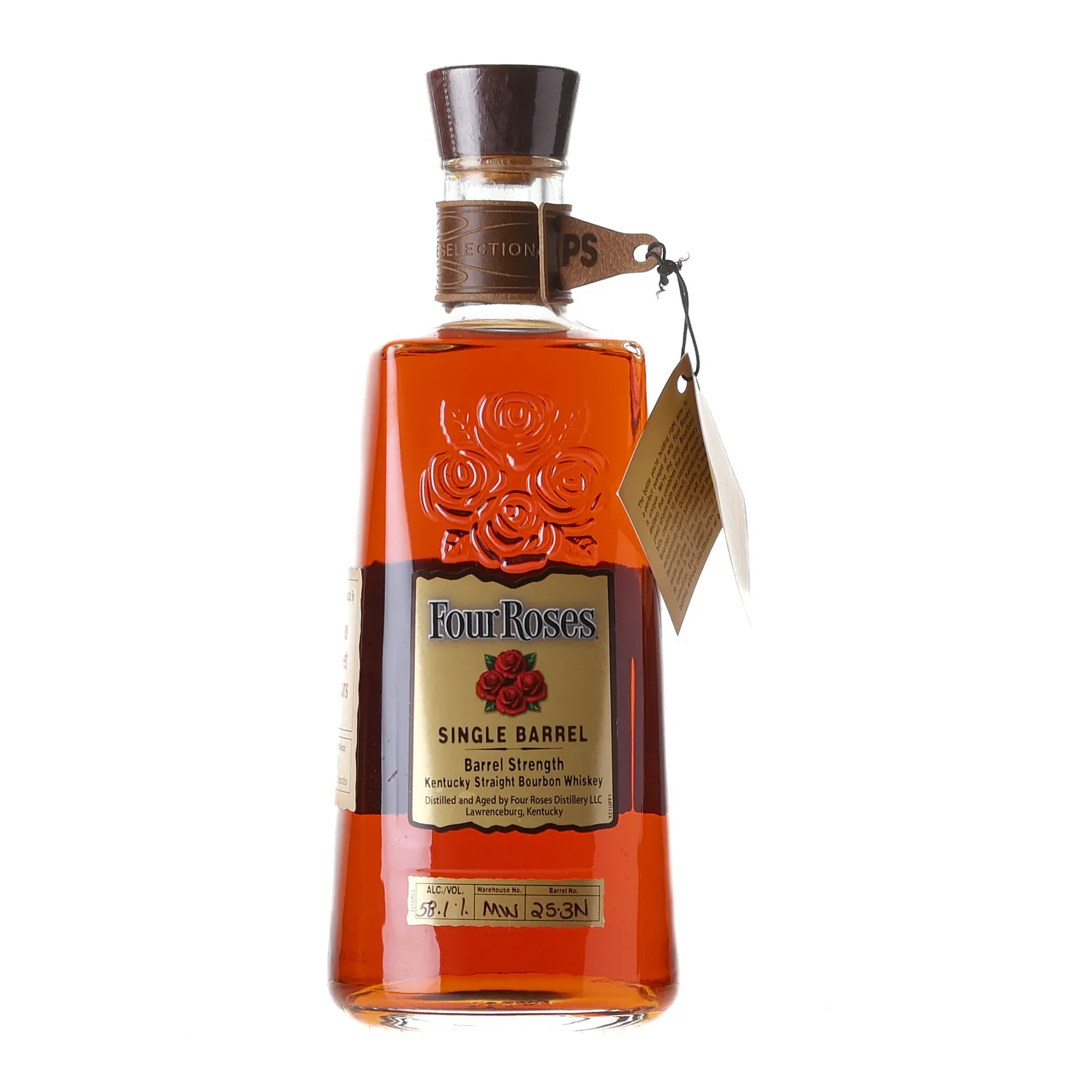 Four Roses Single Barrel Barrel Strength OESO 'Main Street Liquors' 10 Year Old, Cask #25-3N, 58.1% whisky bottle