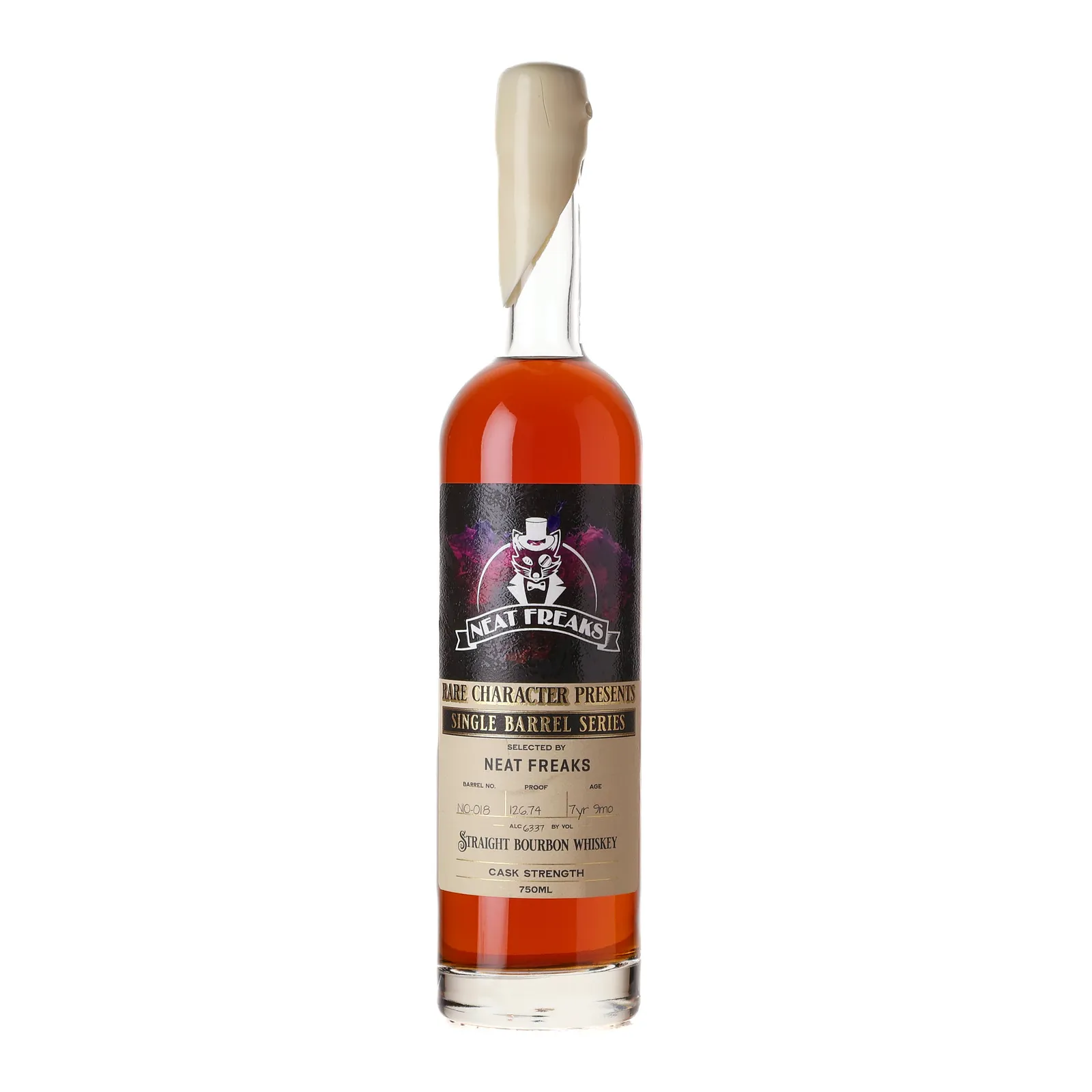 Rare Character Single Barrel Series Neat Freaks 7 Year Old, Cask #NO-018, 2016, Rare Character, 63.37% whisky bottle