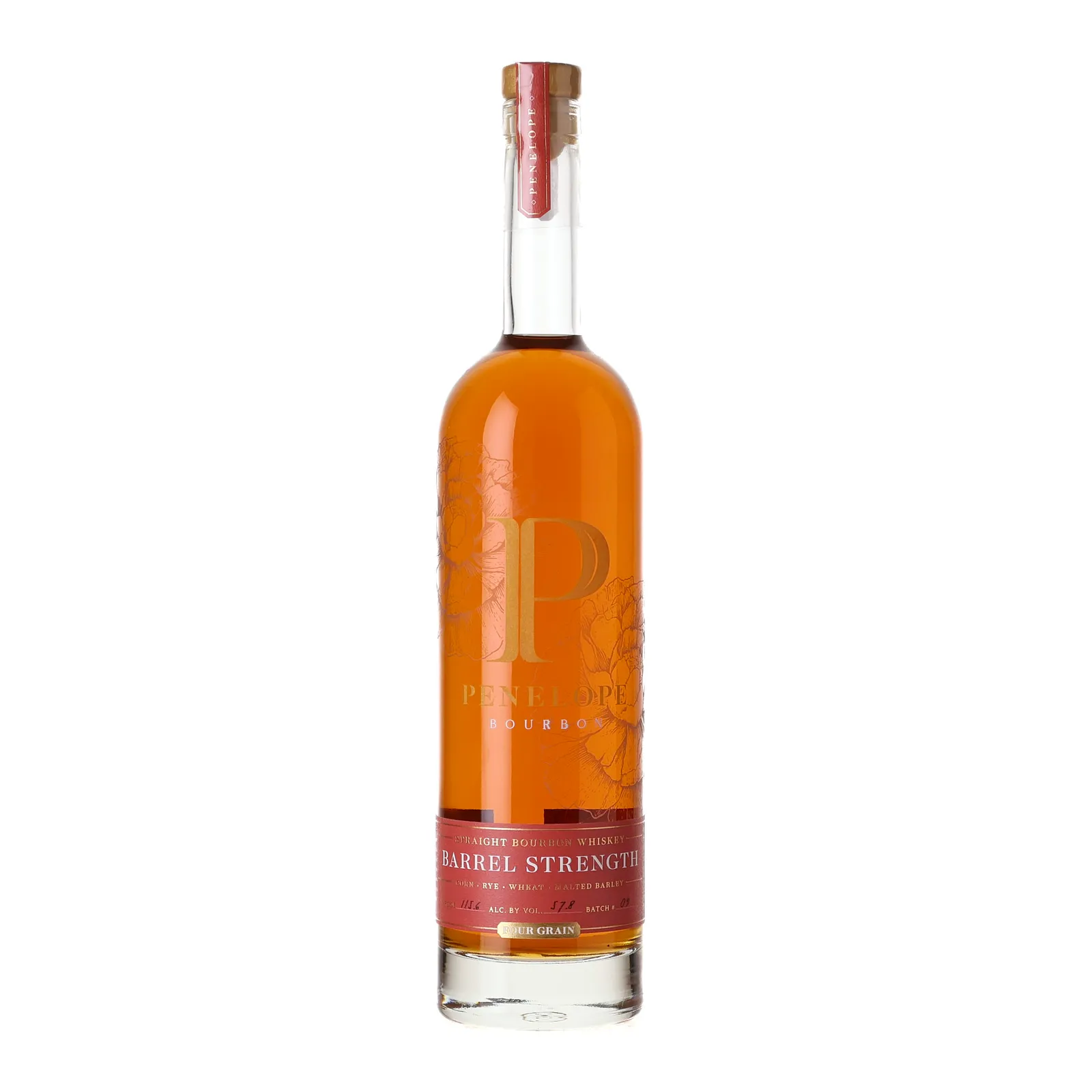 Penelope Four Grain Barrel Strength 4 Year Old, American Oak Cask, Batch No. 09, 2022, 57.8% whisky bottle