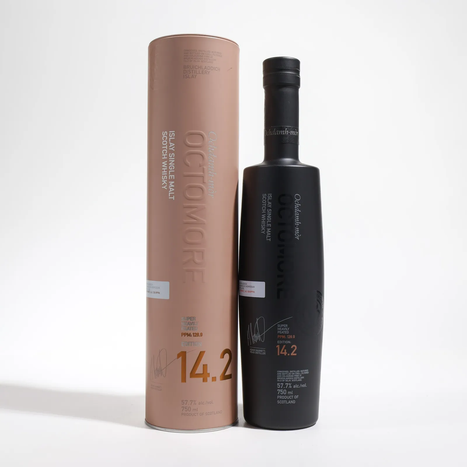 Bruichladdich Octomore 5 Year Old, Sherry & Wine Cask, Edition 14.2, 2023, 57.7% whisky bottle