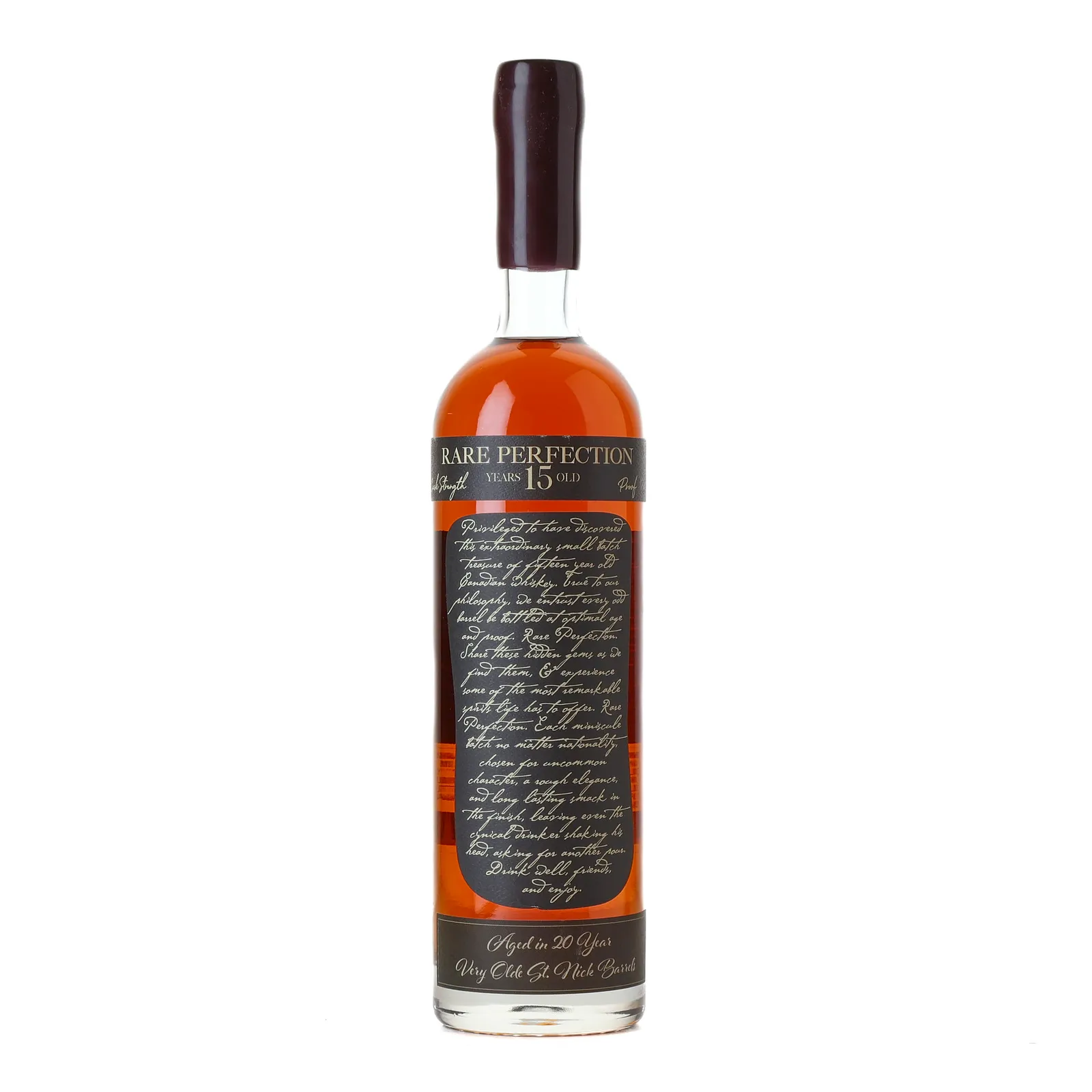 Rare Perfection Cask Strength 15 Year Old, Preservation Distillery, 60% whisky bottle