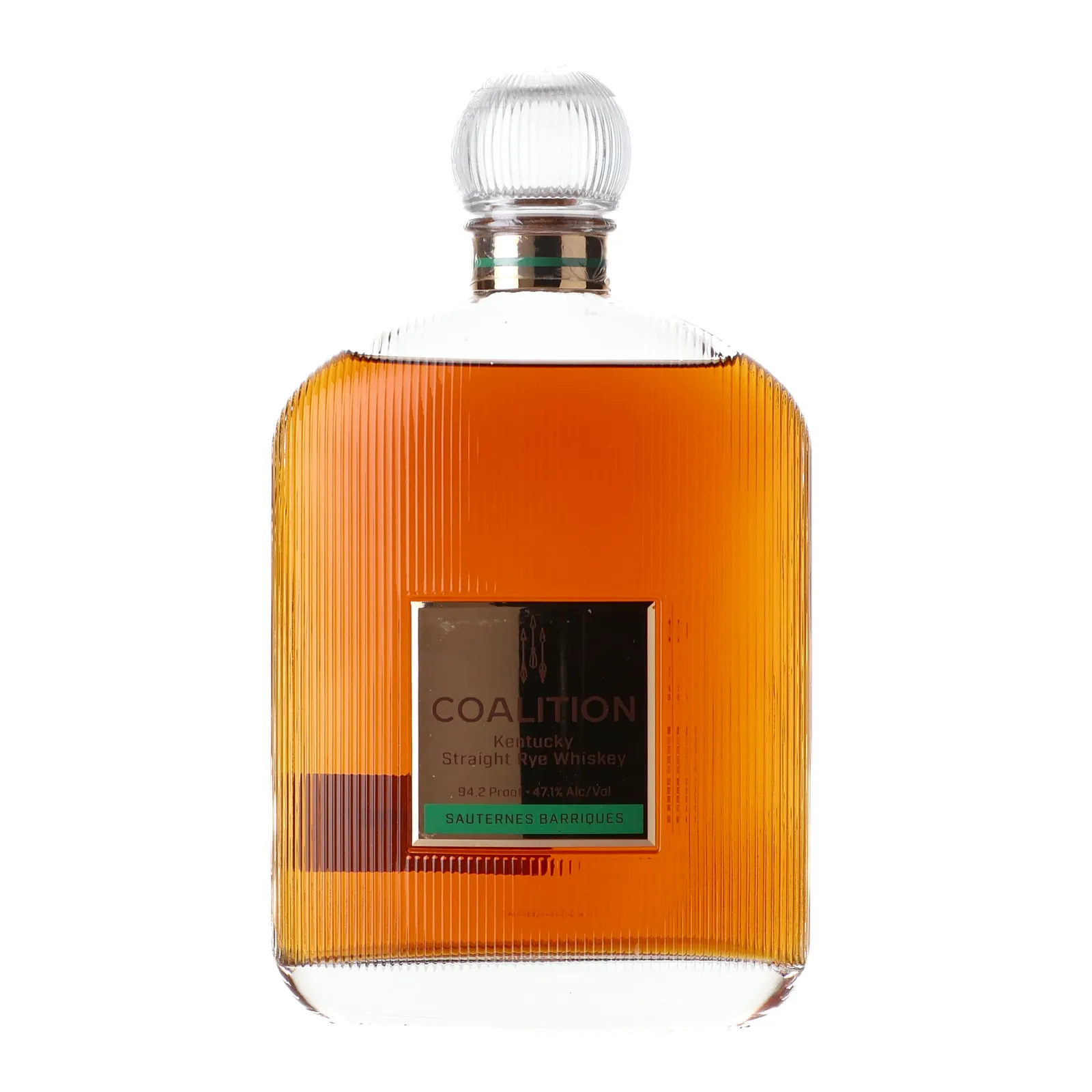 Coalition 'Sauternes Barriques' Rye, Sauternes Cask, 47.1% whisky bottle