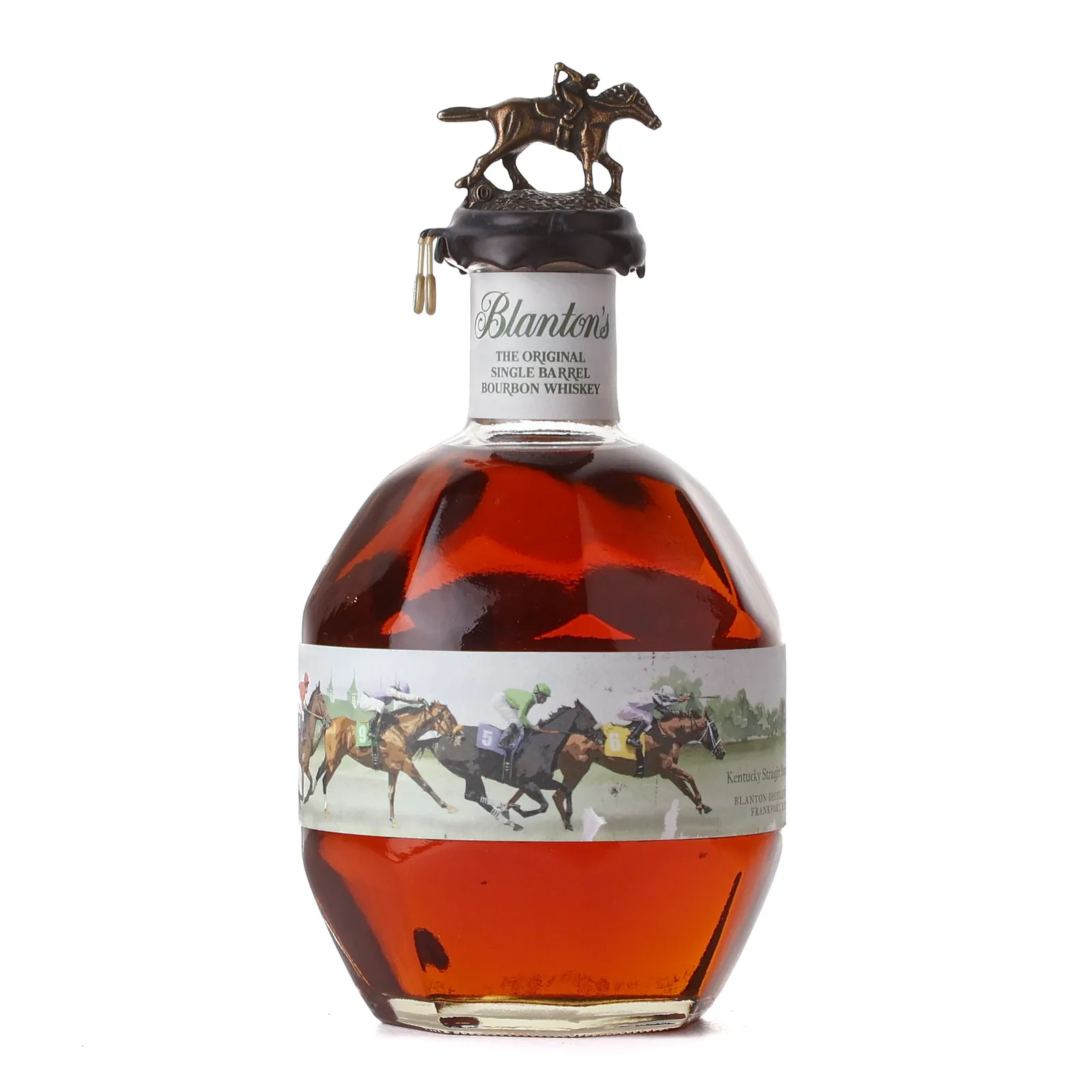Blanton's 60th Anniversary La Maison du Whisky Single Barrel Bourbon, New Oak Cask, Cask #8, Letter O, 2016, 60% whisky bottle