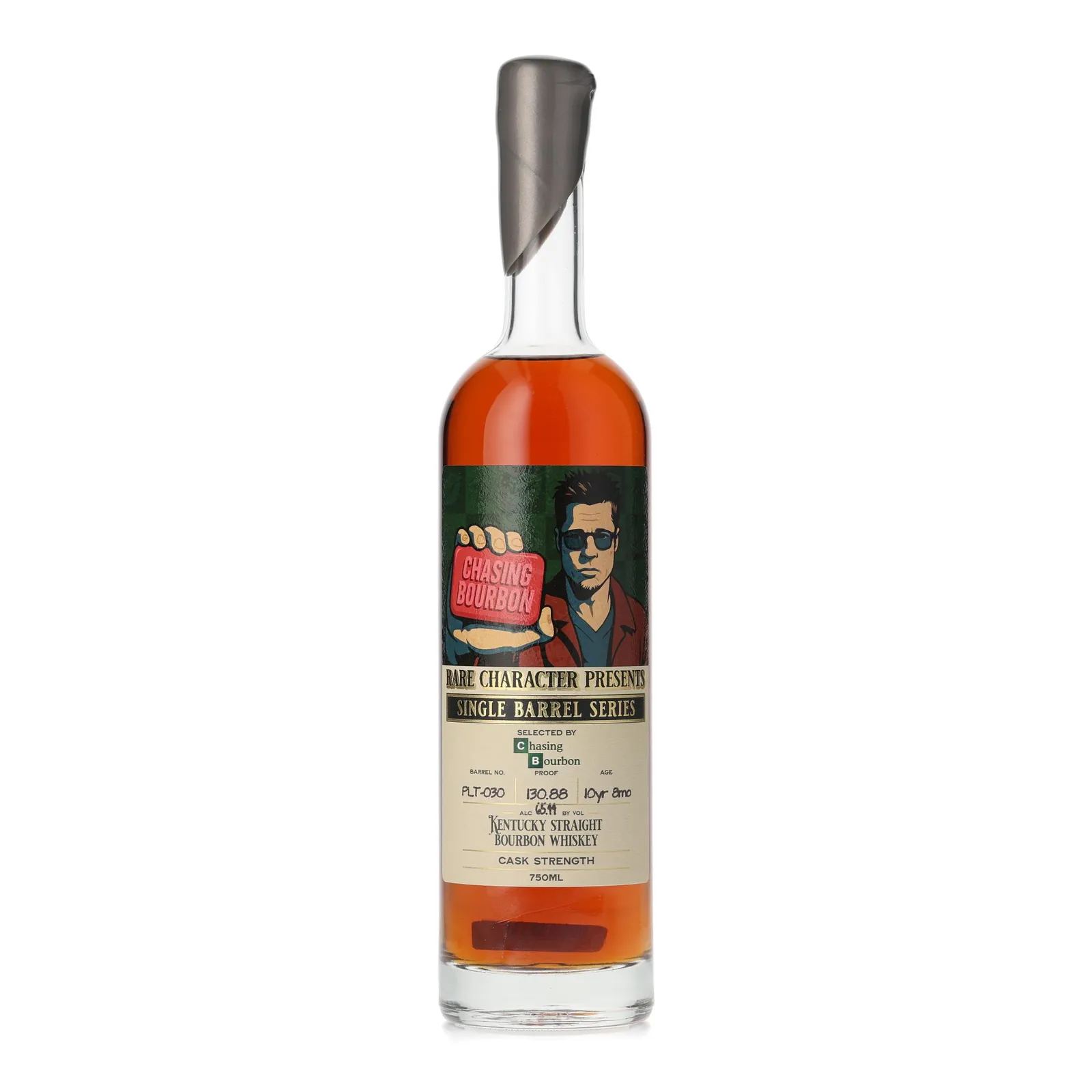 Rare Character Single Barrel Series Chasing Bourbon 10 Year Old, Cask #PLT-030, 2014, Rare Character, 65.4% whisky bottle