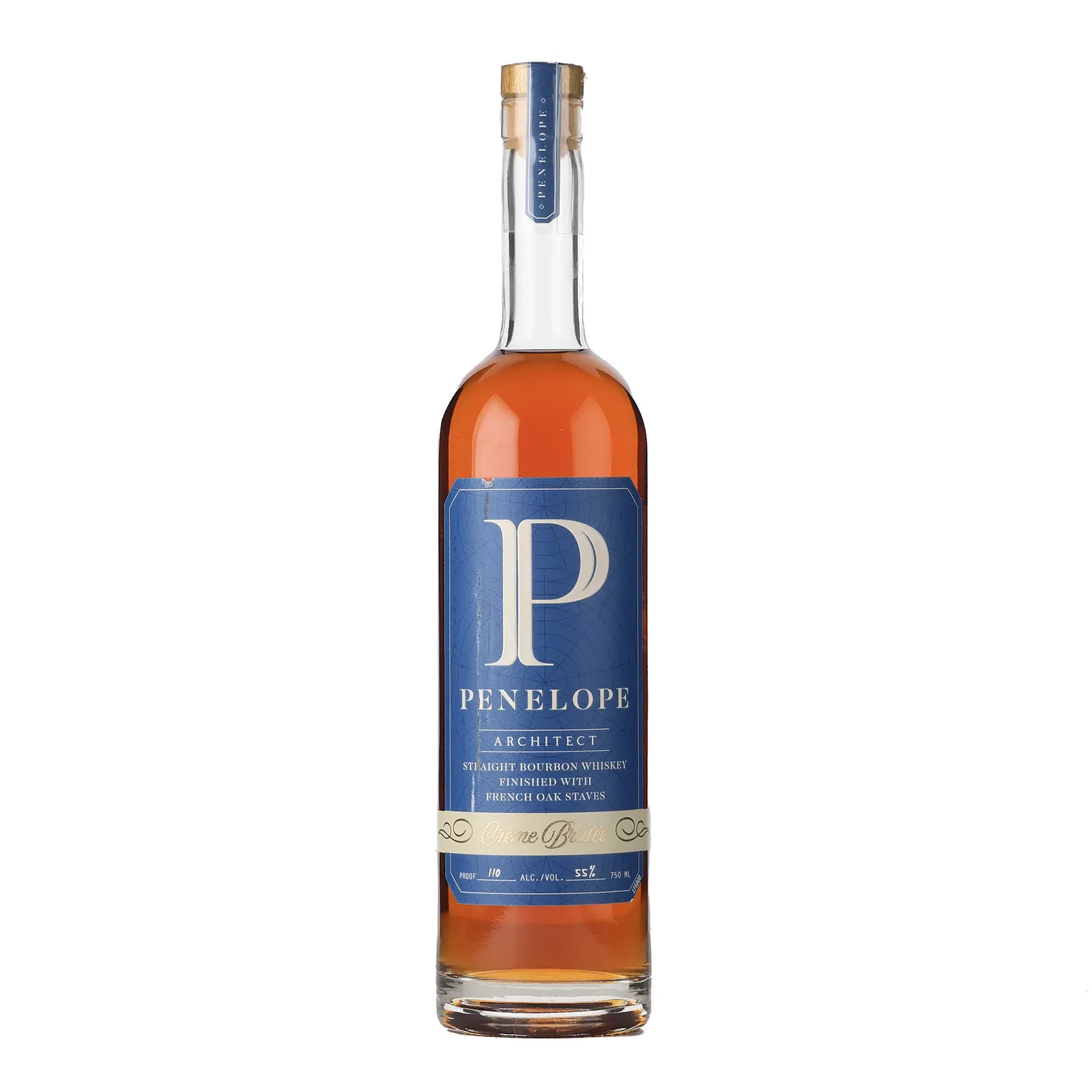 Penelope Architect Crème Brûlée 4 Year Old, French Oak Cask, 55% whisky bottle