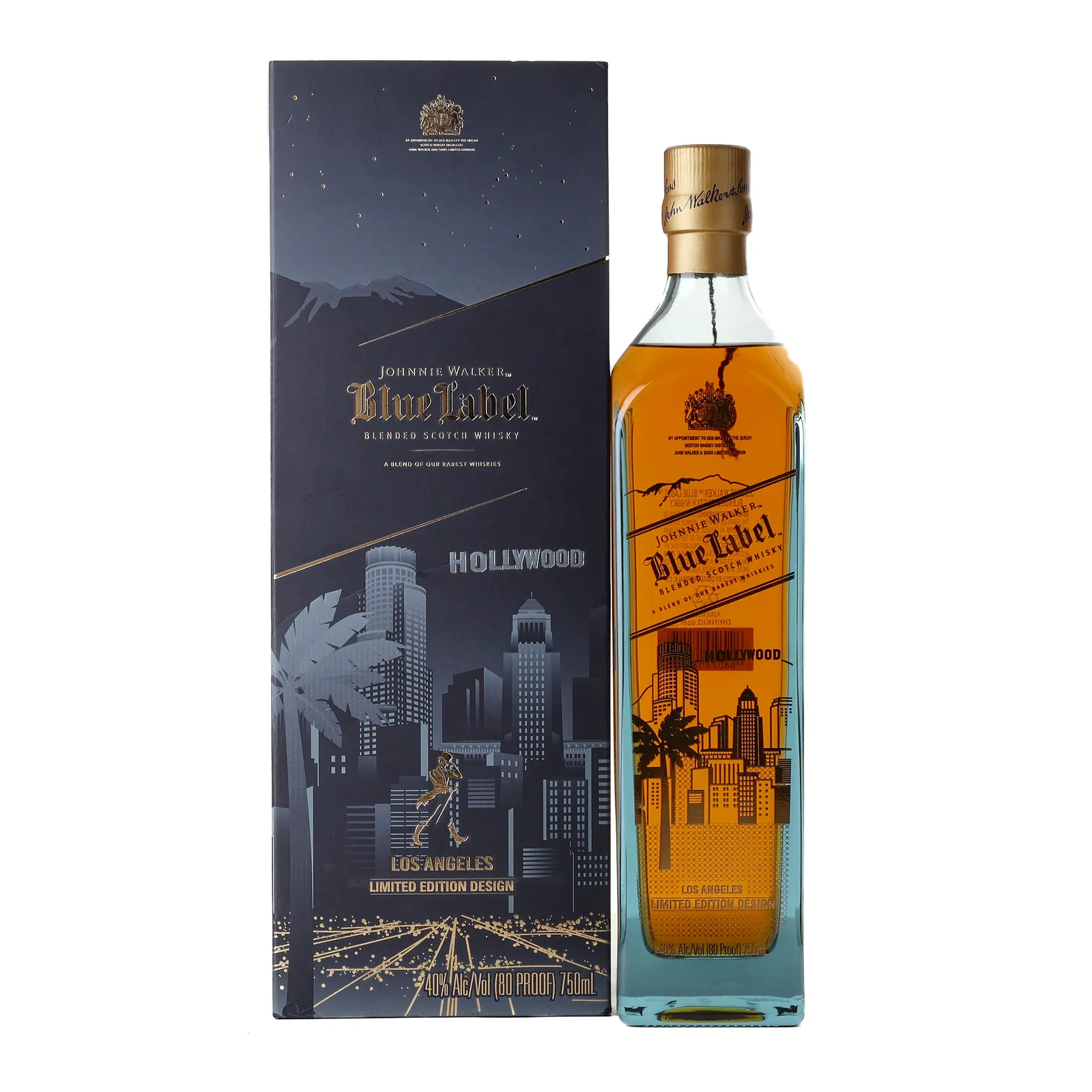 Johnnie Walker Blue Label Los Angeles Edition, 2015, 40% whisky bottle