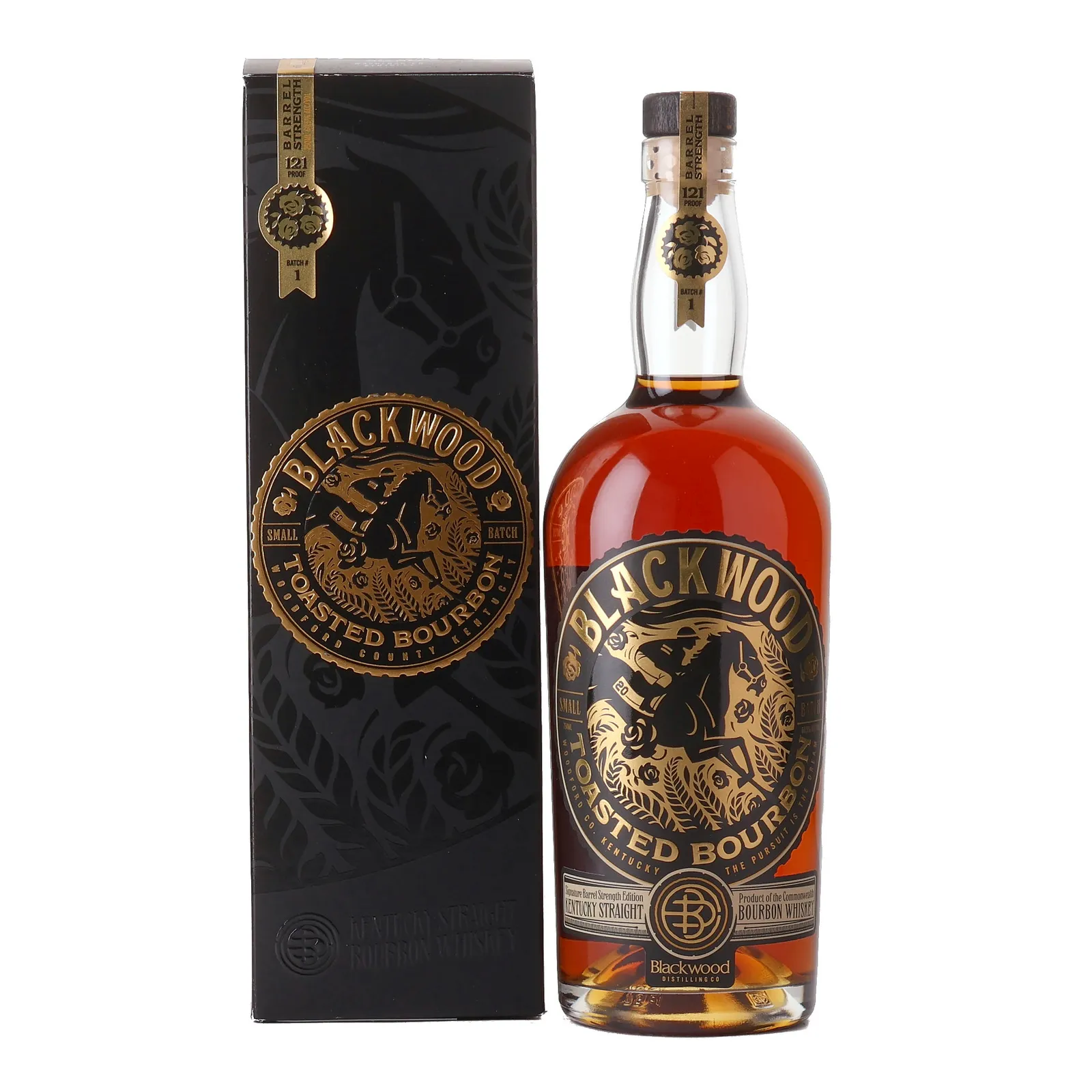 Blackwood Toasted Small Batch No. Bourbon, Batch No. 1, 59.3% whisky bottle