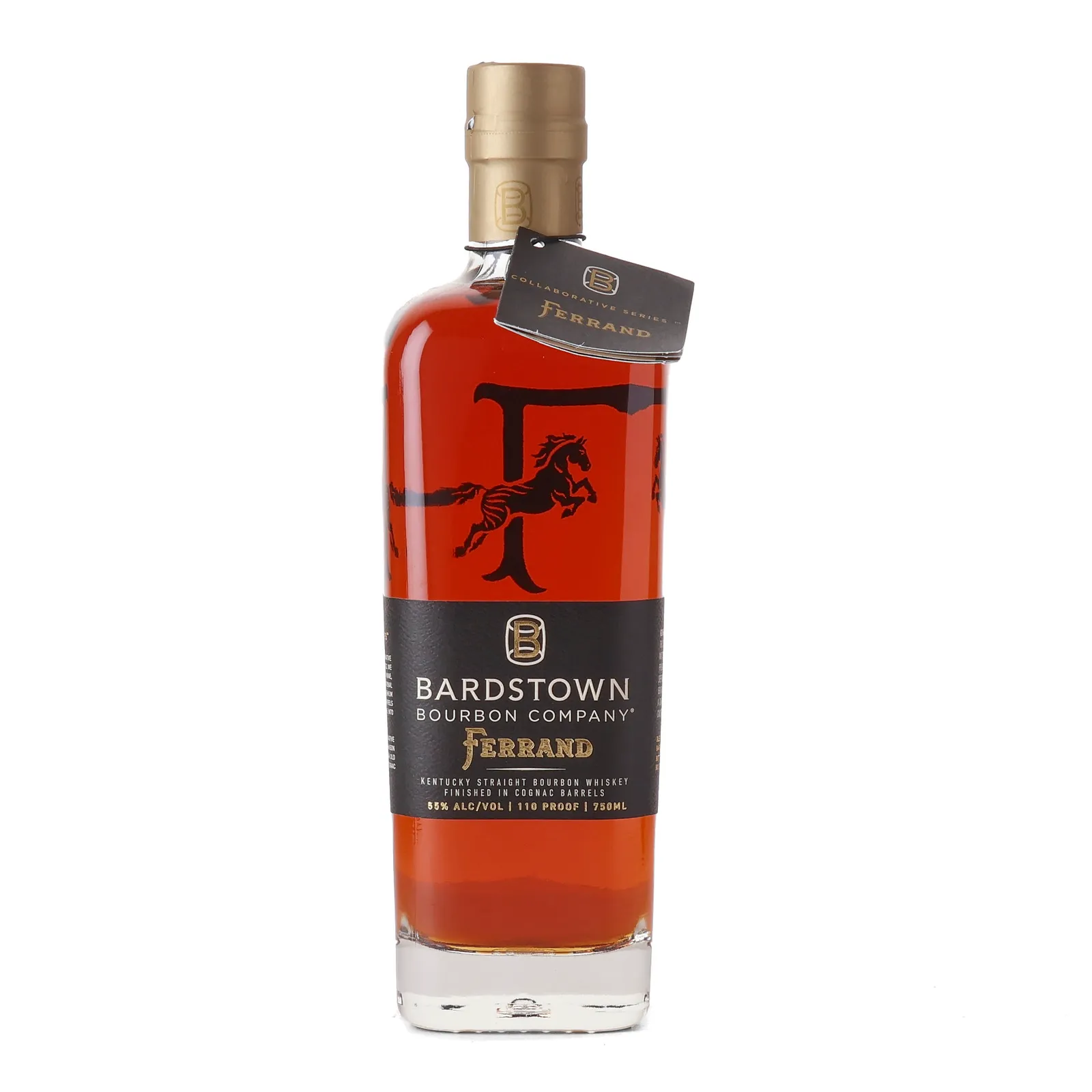 Bardstown Bourbon Company 'Collaborative Series: Ferrand' Bourbon 7 Year Old, Cognac Cask, 2021, 55% whisky bottle