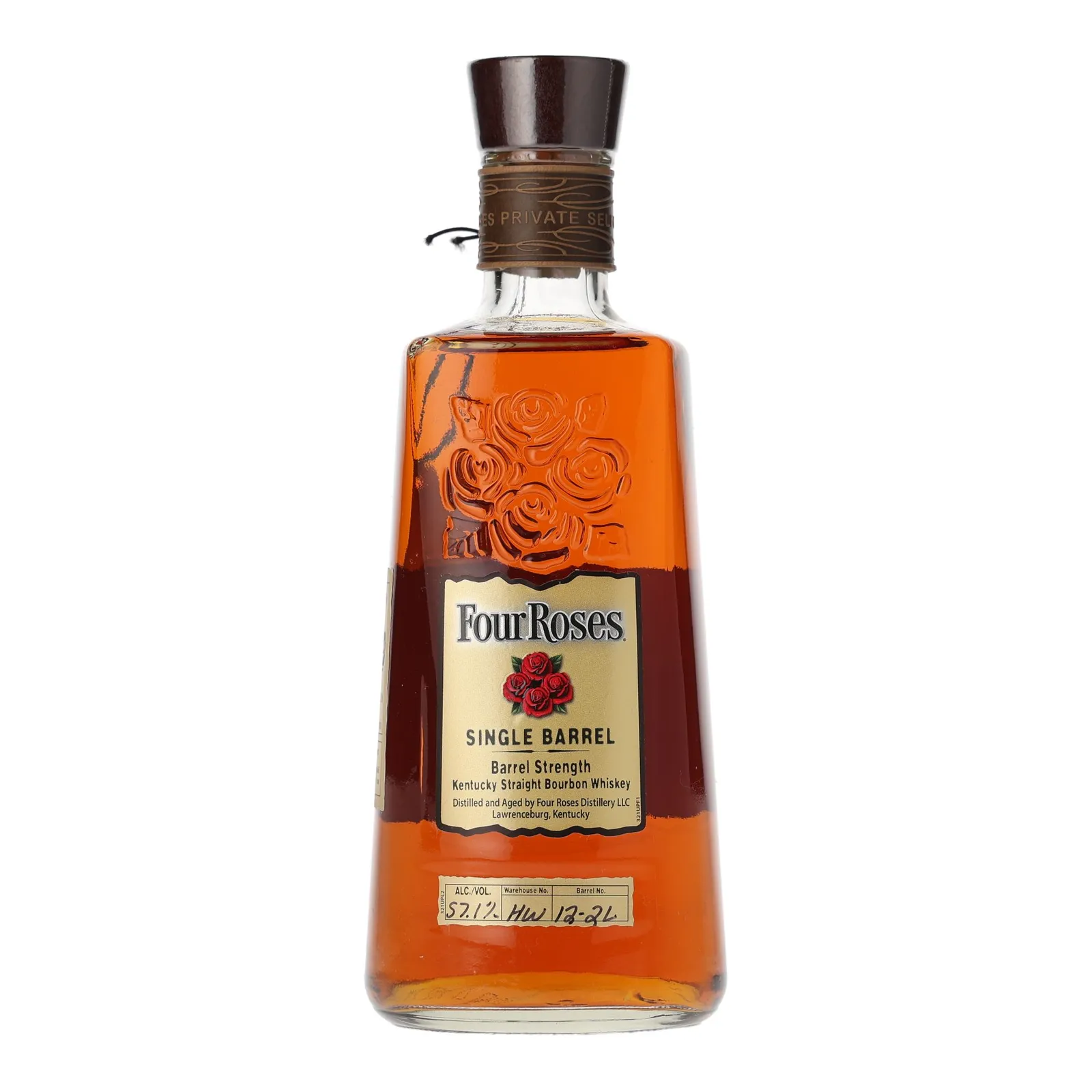 Four Roses Barrel Strength OESK Third Base Private Barrel Selection 9 Year Old, Cask #12-2L, 2018, 57.1% whisky bottle