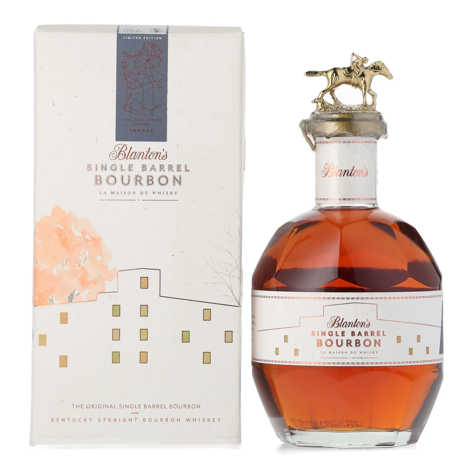 Blanton's La Maison du Whisky Single Barrel, Cask #22, Letter O, 2022, 50% whisky bottle