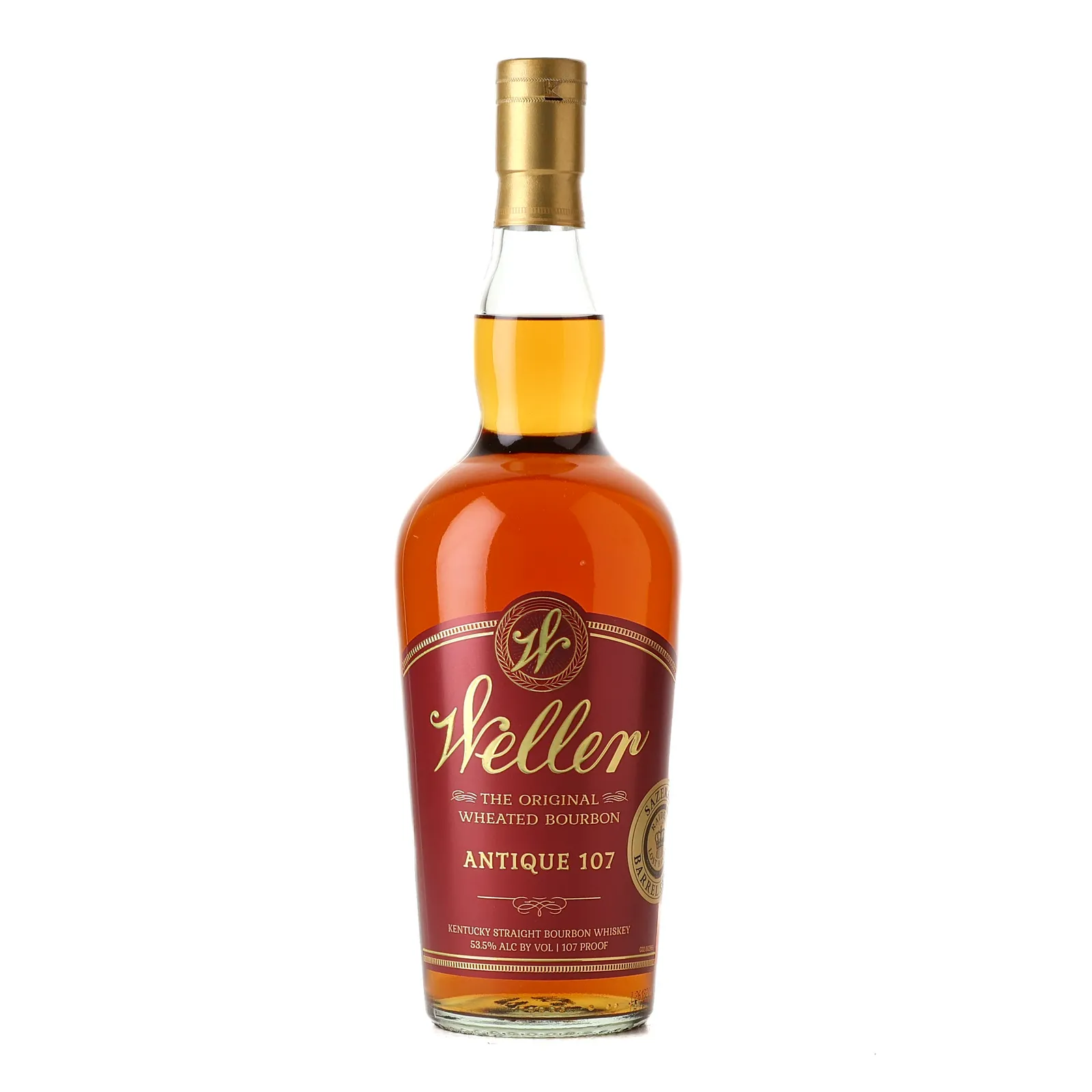 Weller Antique 107 'Raiders' Private Barrel Selection, Oak Cask, 2020, 53.5% whisky bottle