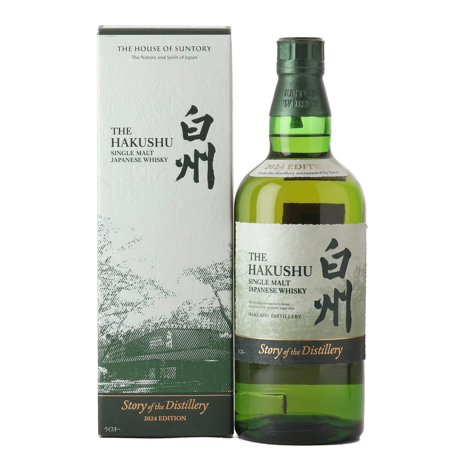 Hakushu Story of the Distillery, Bourbon Cask, 2024, 43% whisky bottle