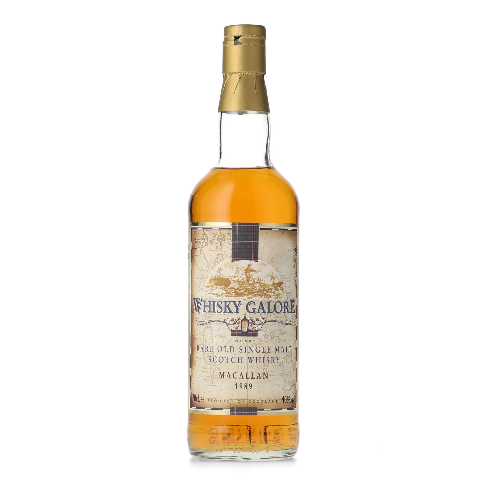Macallan Whisky Galore 1989, Duncan Taylor, 40% whisky bottle