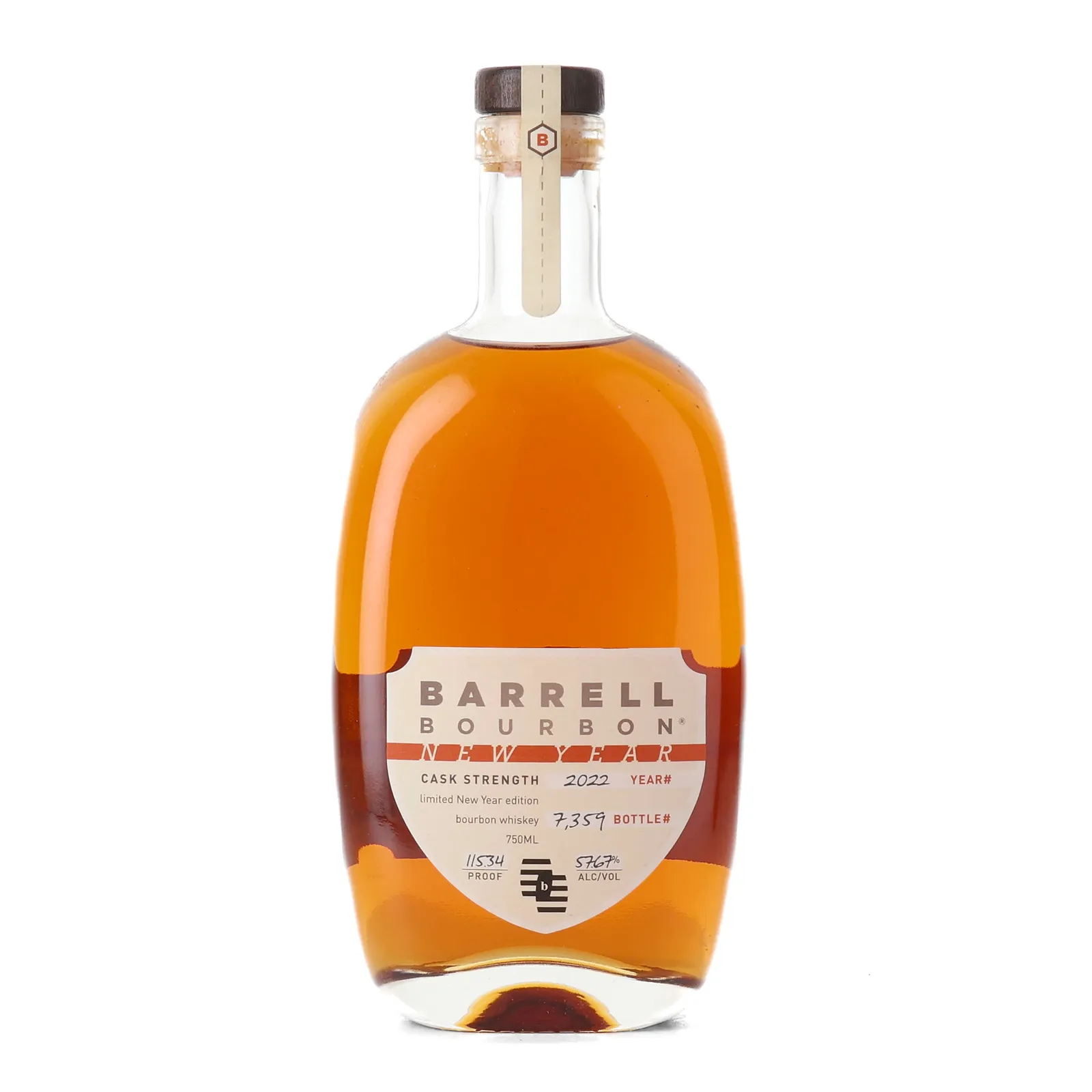 Barrell Craft Spirits New Year Cask Strength, 2022, 57.67% whisky bottle