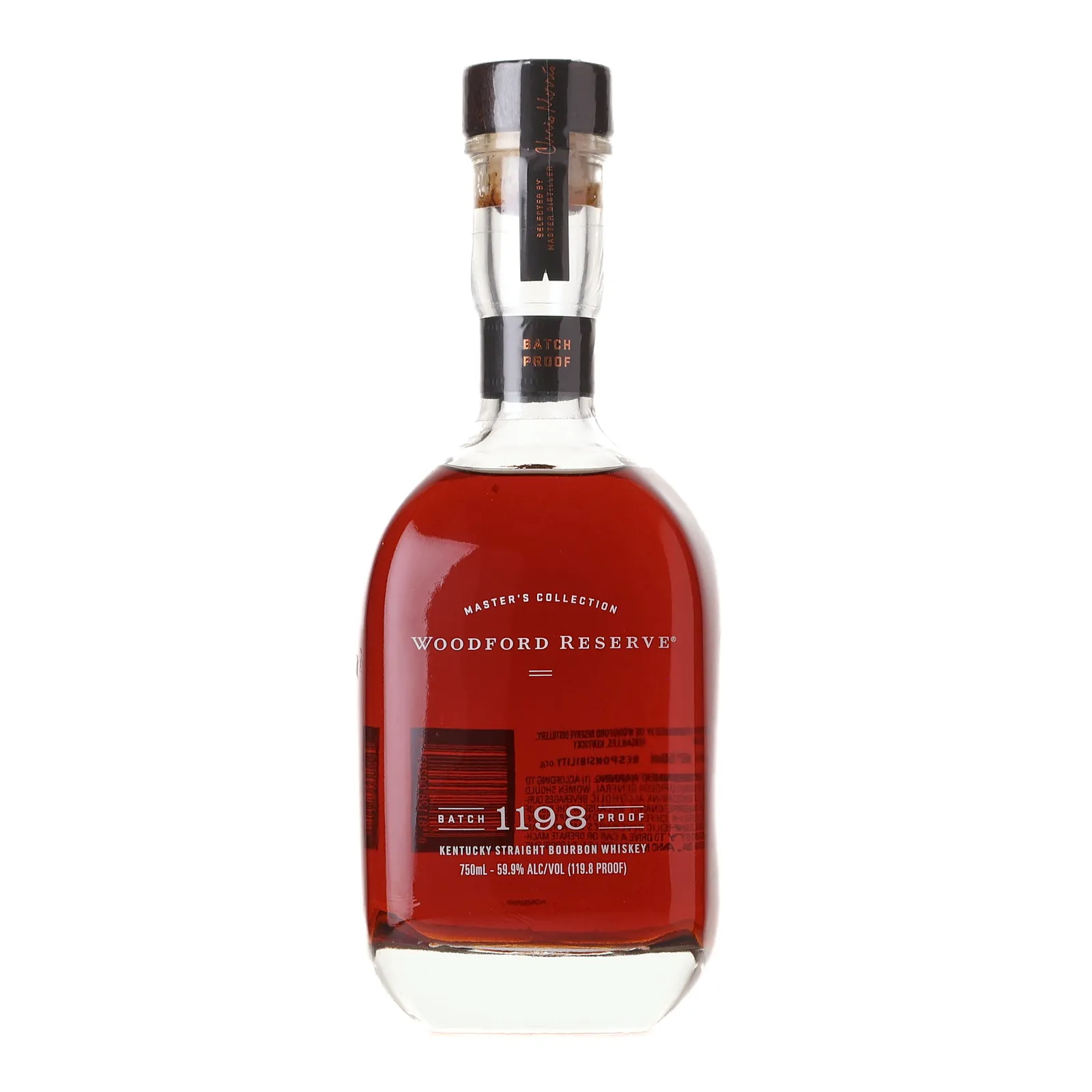 Woodford Reserve Master's Collection Batch No. Proof, 119.8 Proof, 2021, 59.9% whisky bottle