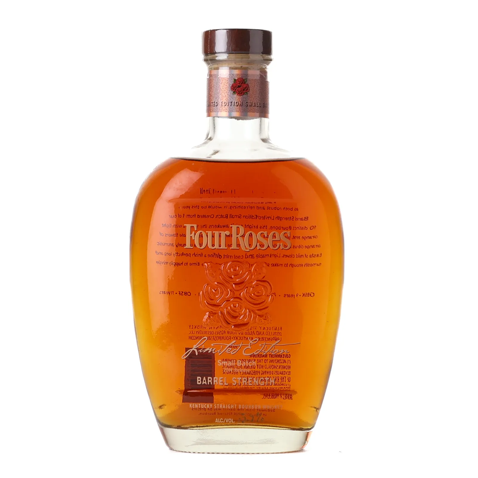 Four Roses Limited Edition Small Batch No. Bourbon, New Charred Oak Cask, 2014, 55.9% whisky bottle