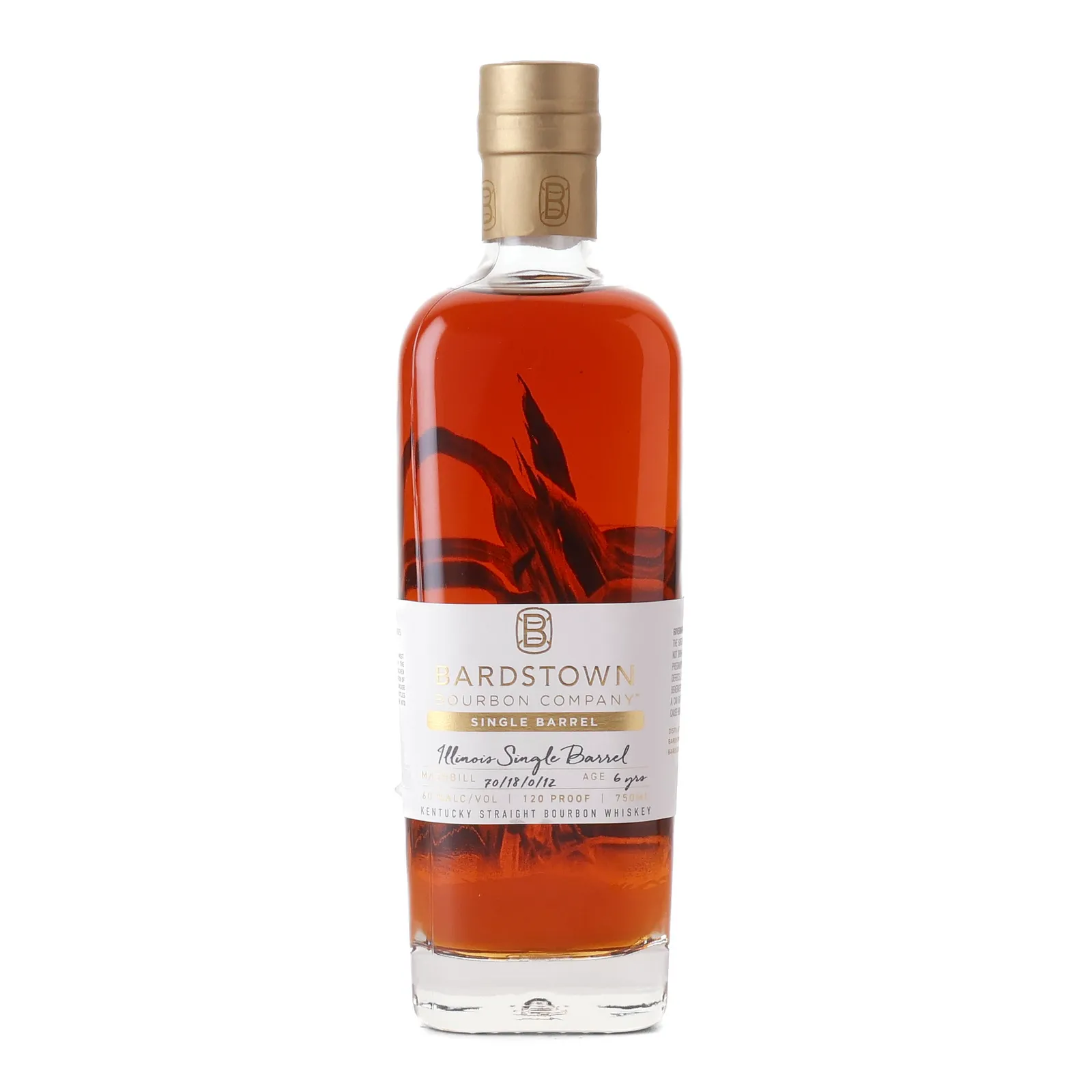 Bardstown Bourbon Company Single Barrel 'Illinois' 6 Year Old, 60% whisky bottle