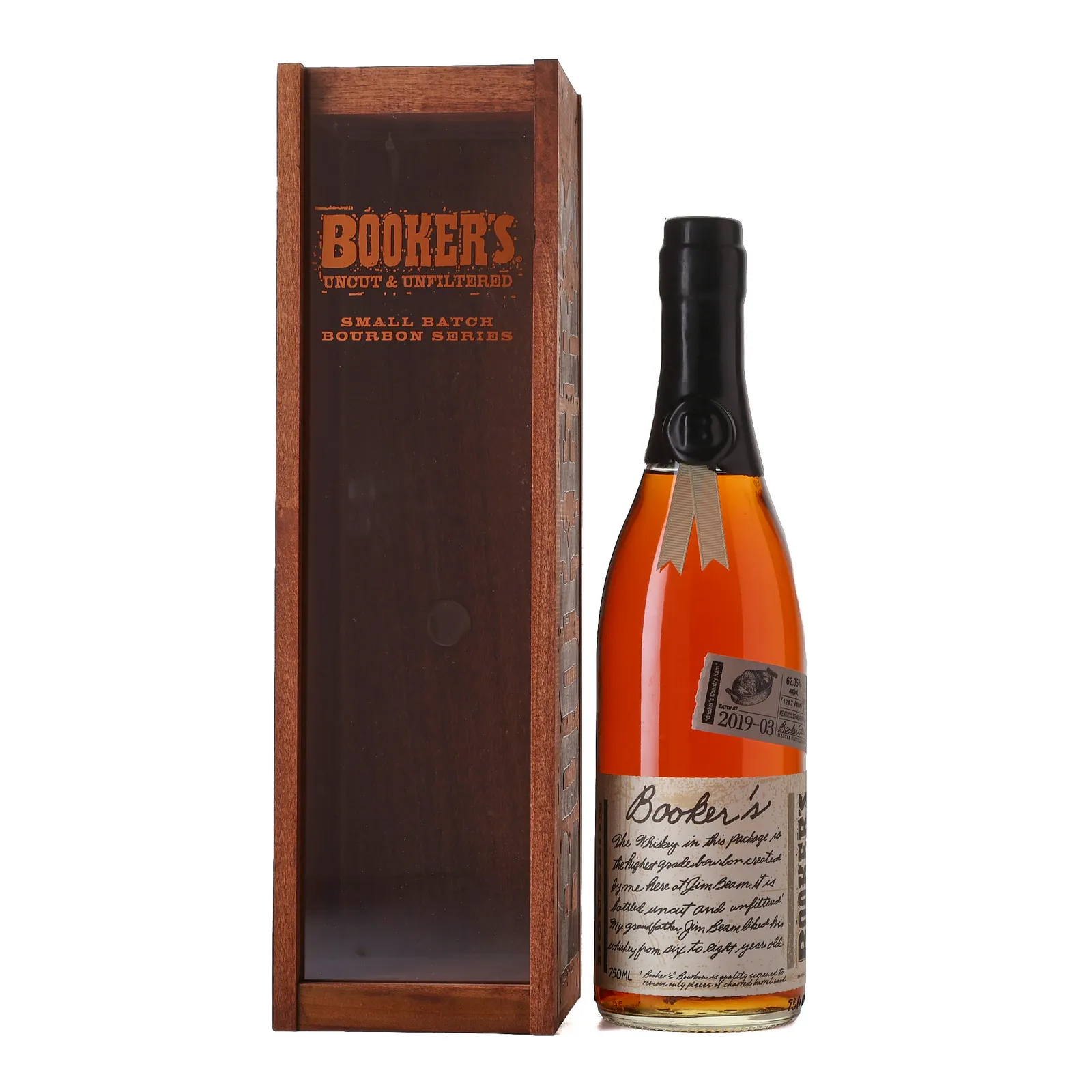 Booker's Country Ham 6 Year Old, Batch No. 2019-03, 2019, 62.4% whisky bottle