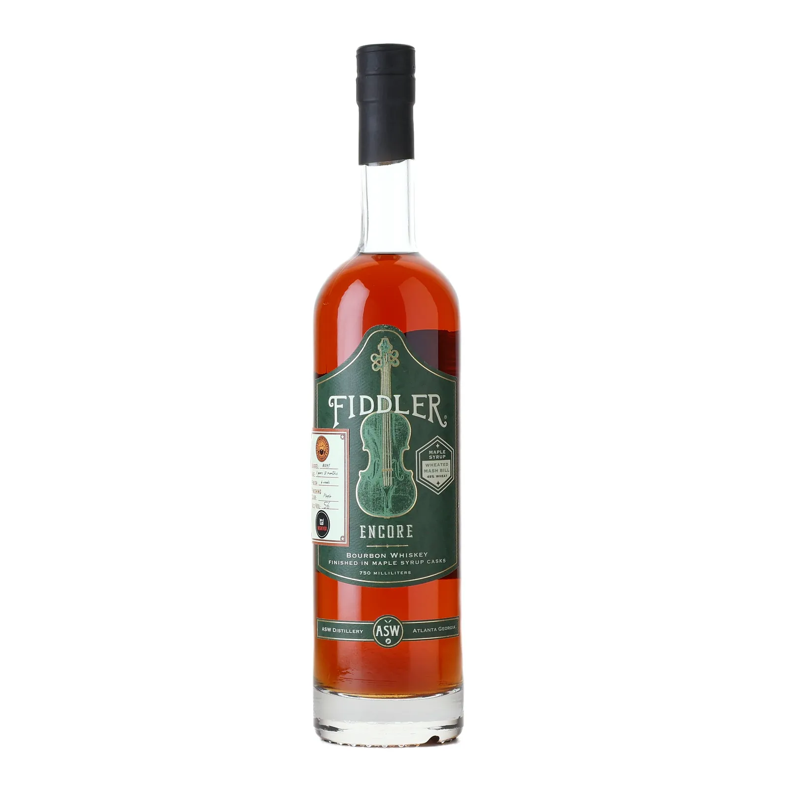 Fiddler Encore 7 Year Old, Maple Syrup Cask, Cask #0093, 56% whisky bottle