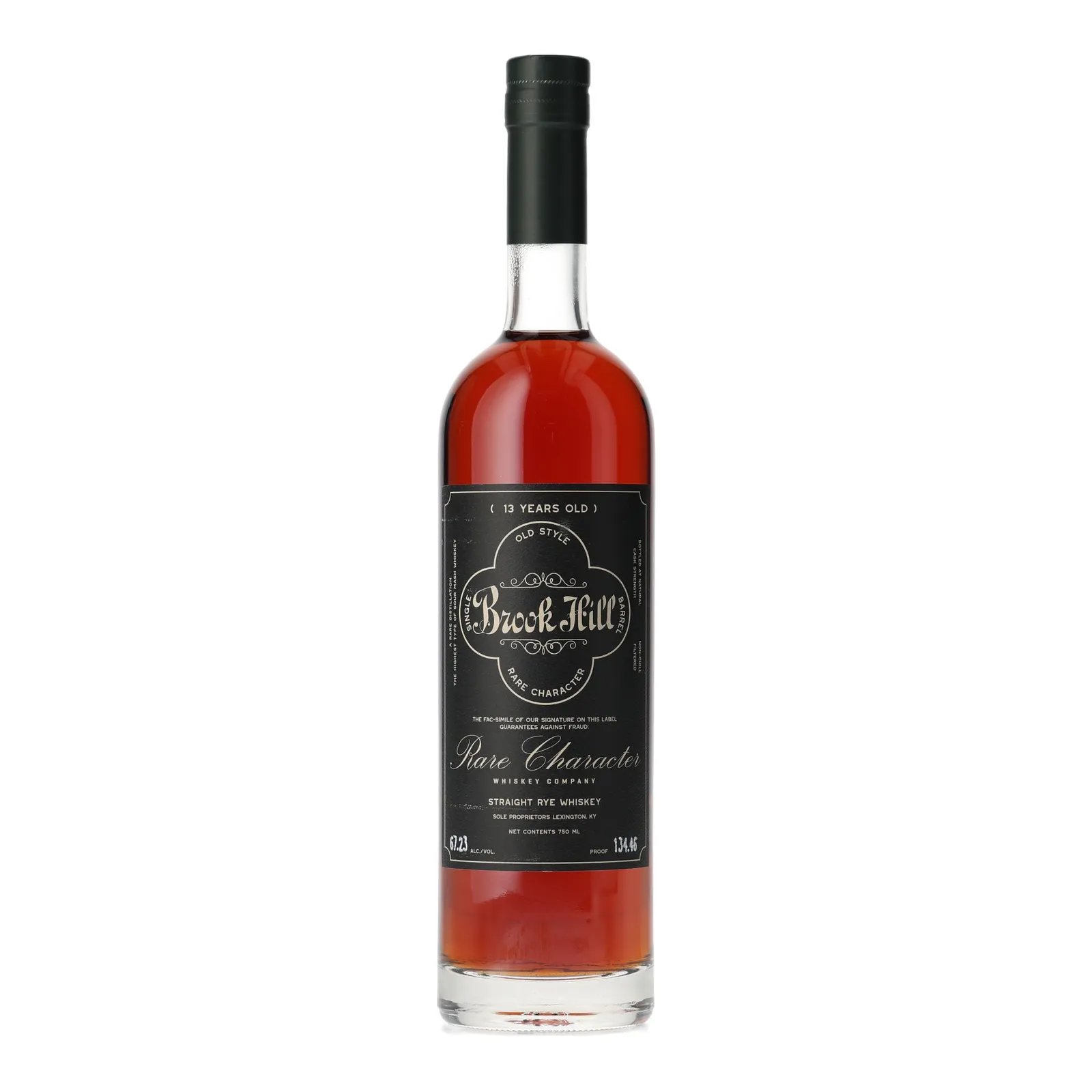 Rare Character Brook Hill Hunter Private Barrel Selection 13 Year Old, Cask #1340, 67.23% whisky bottle