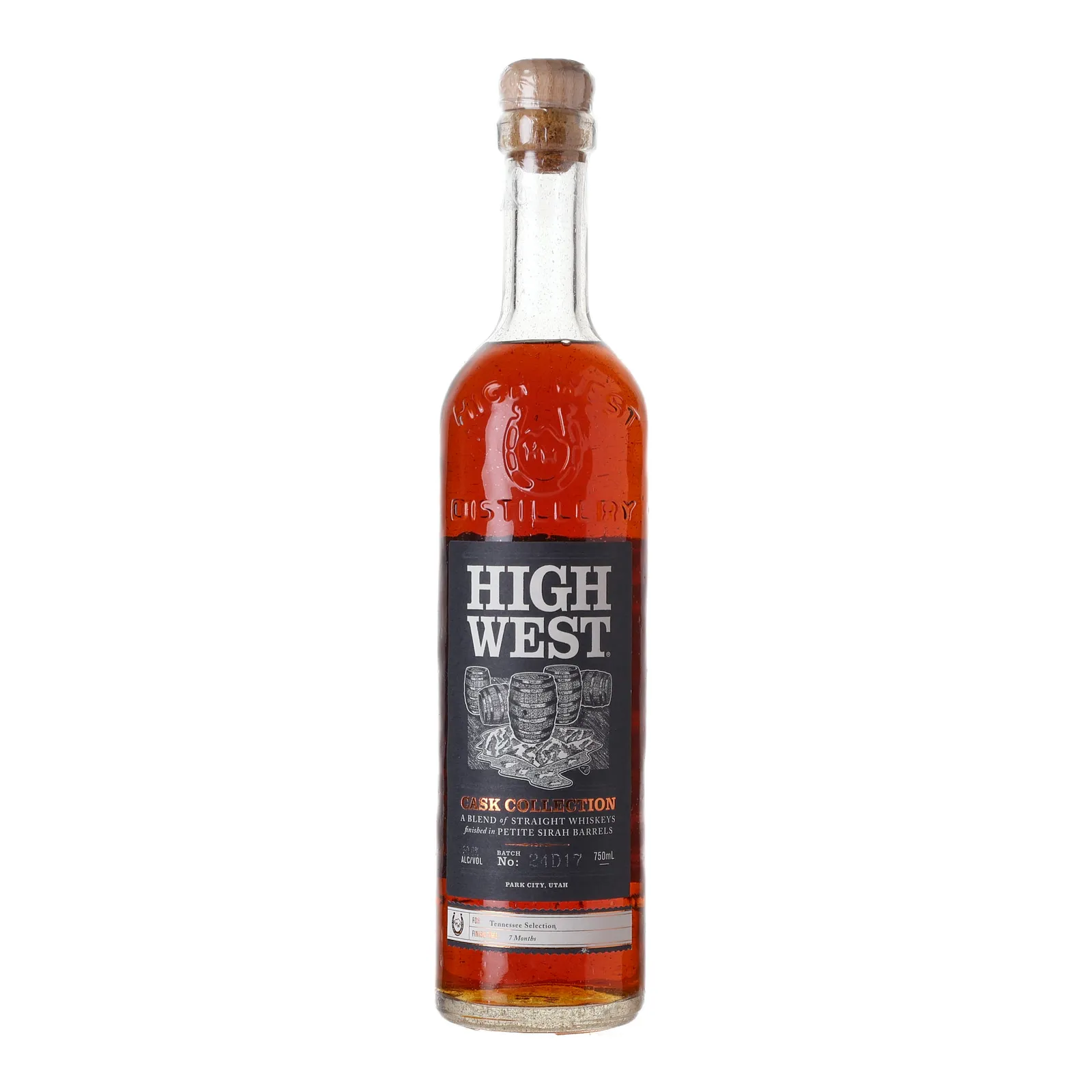 High West Cask Collection Tennessee Selection, Petite Sirah Cask, Batch No. 24D17, 2023, 50% whisky bottle