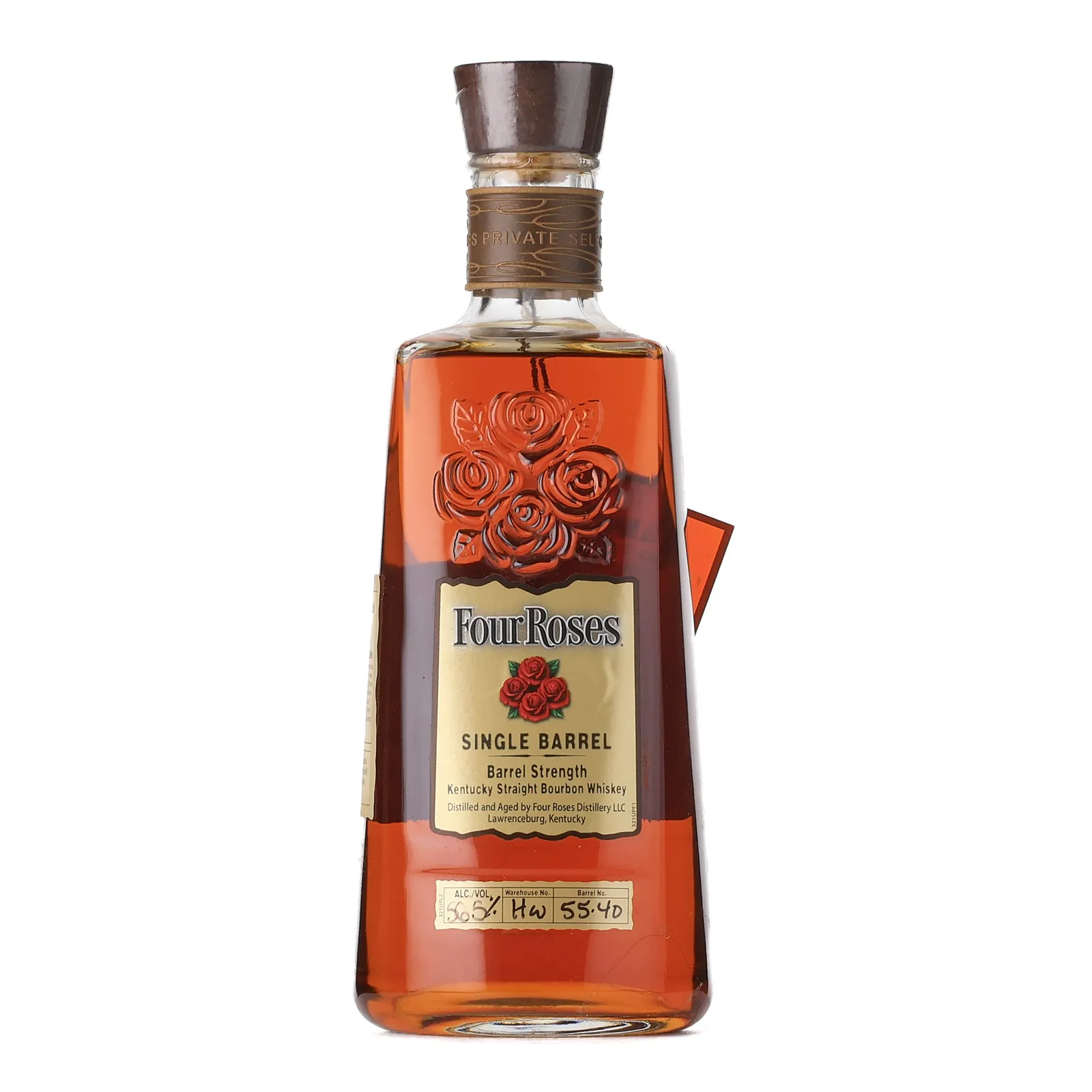 Four Roses Single Barrel Private Selection OESF 12 Year Old, Cask #55-4D, 2020, 56.5% whisky bottle