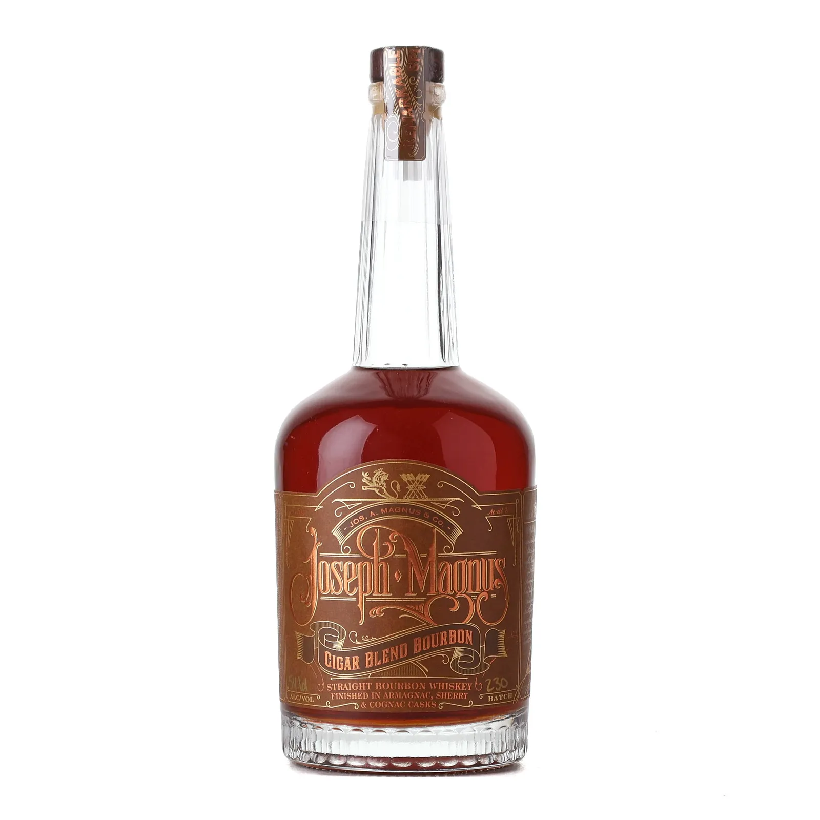 Joseph A. Magnus Cigar Blend Bourbon, Batch No. 230, 54.6% whisky bottle