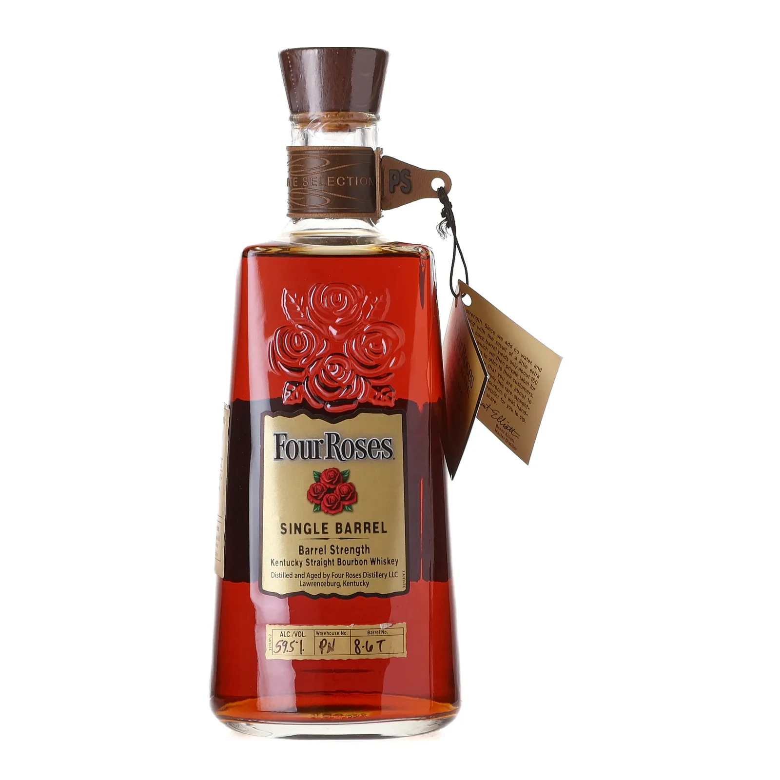 Four Roses Single Barrel Barrel Strength OESV Bounty Hunter Selection 10 Year Old, 2021, 59.5% whisky bottle