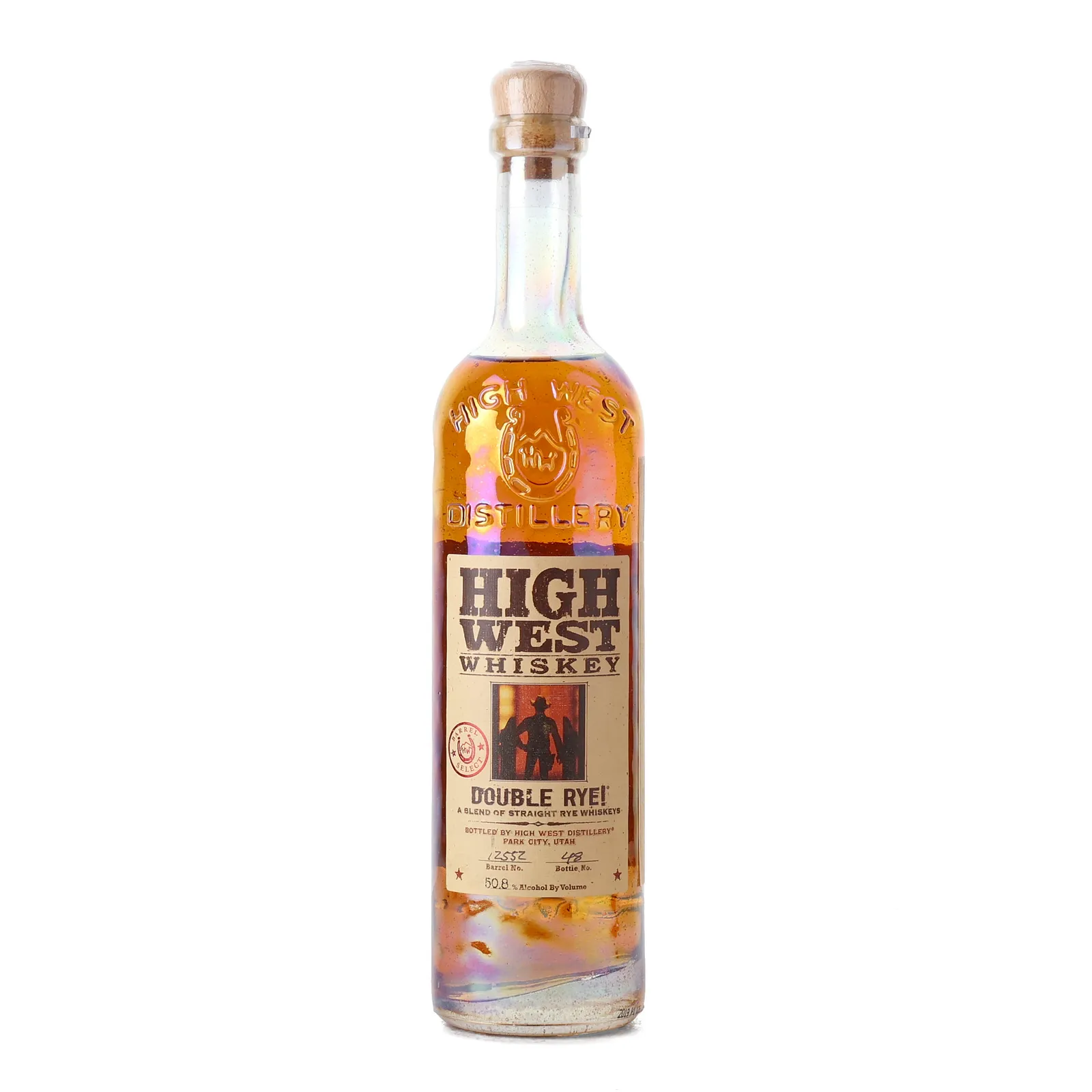 High West Double Rye! Las Vegas Strong Private Barrel Selection, Bourbon Cask, Cask #12552, 2019, 50.8% whisky bottle
