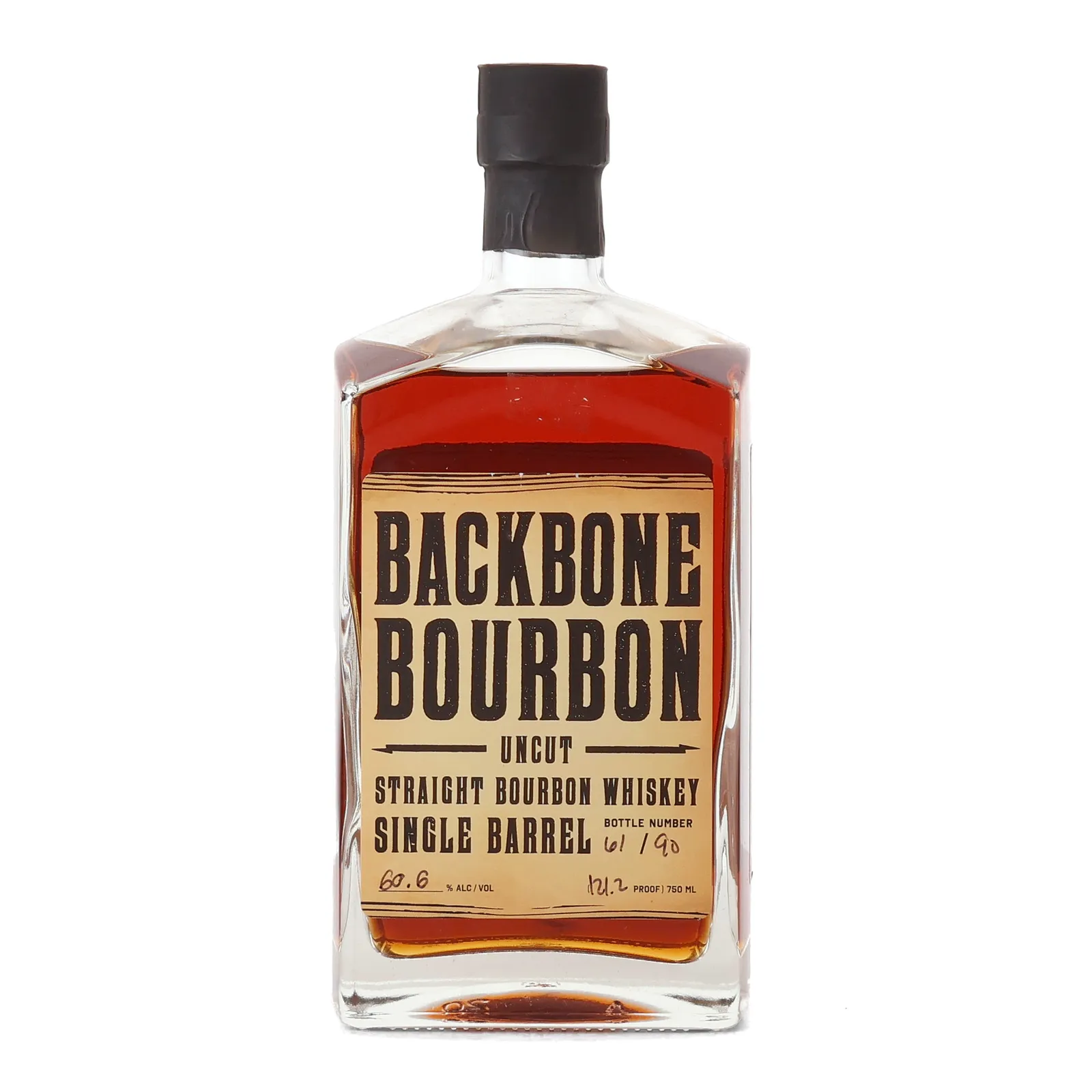 Backbone Uncut Riverton Party Store Single Barrel 6 Year Old, Cask #S776, 2024, 60.6% whisky bottle