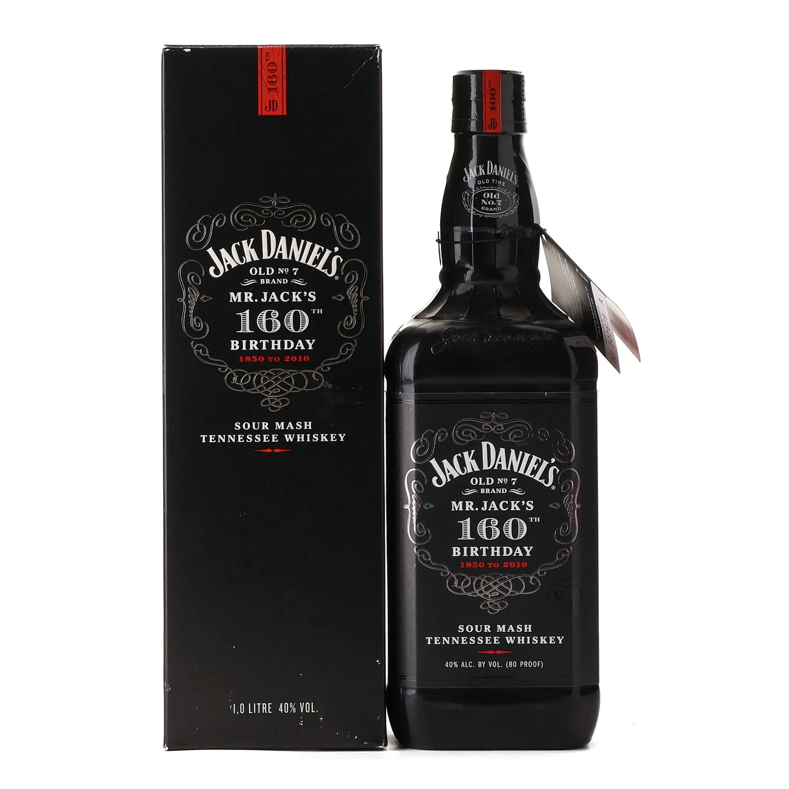 Jack Daniel's Mr Jack's 160th Birthday, American Oak Cask, 2010, 40% whisky bottle