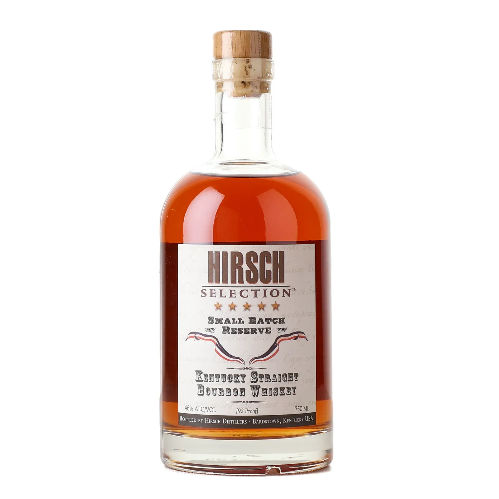 Hirsch Selection Small Batch No. Reserve, Anchor Distilling Company, 46% whisky bottle